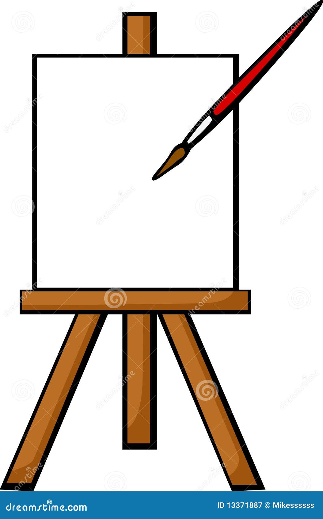 clipart art easel - photo #37