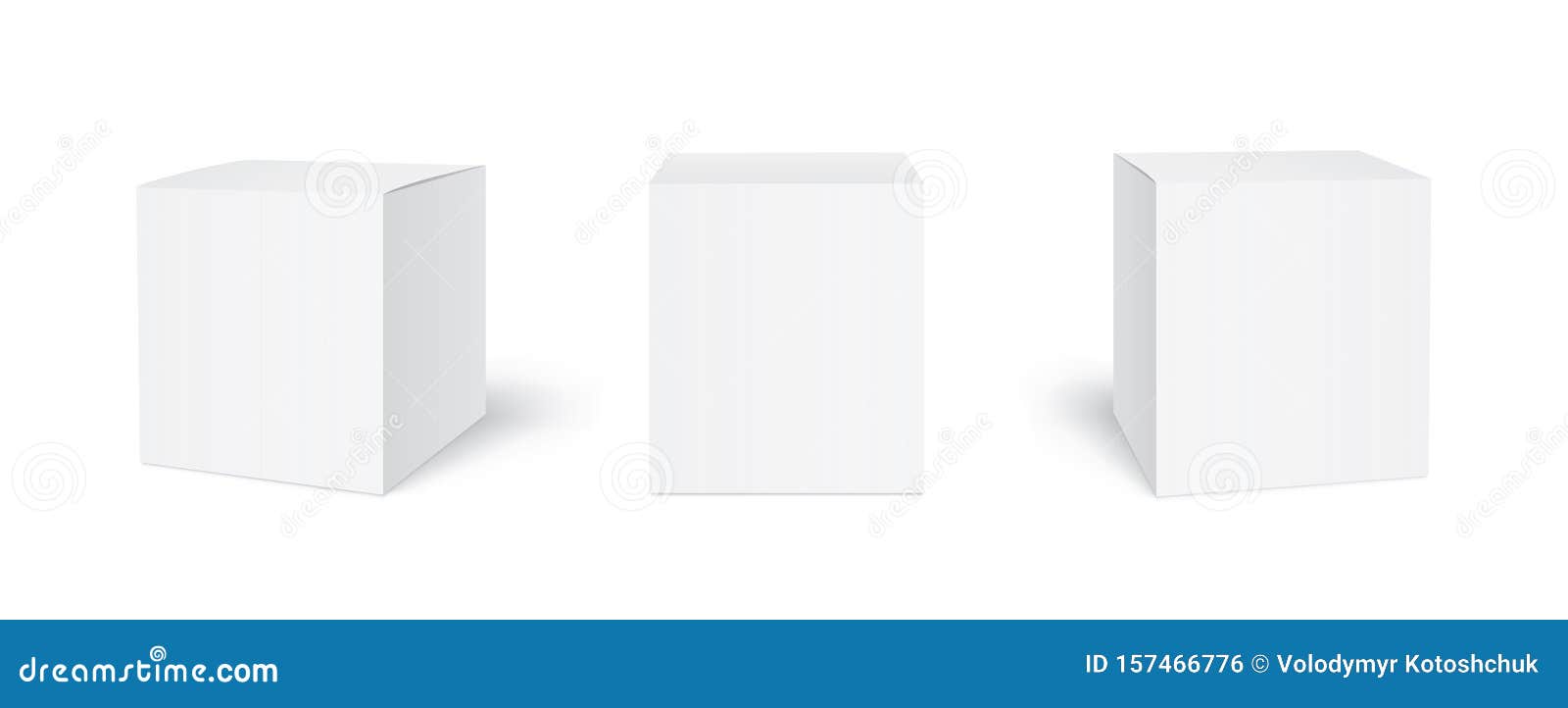 Download Blank Cardboard Package Boxes Mockup. Box Set. Three ...