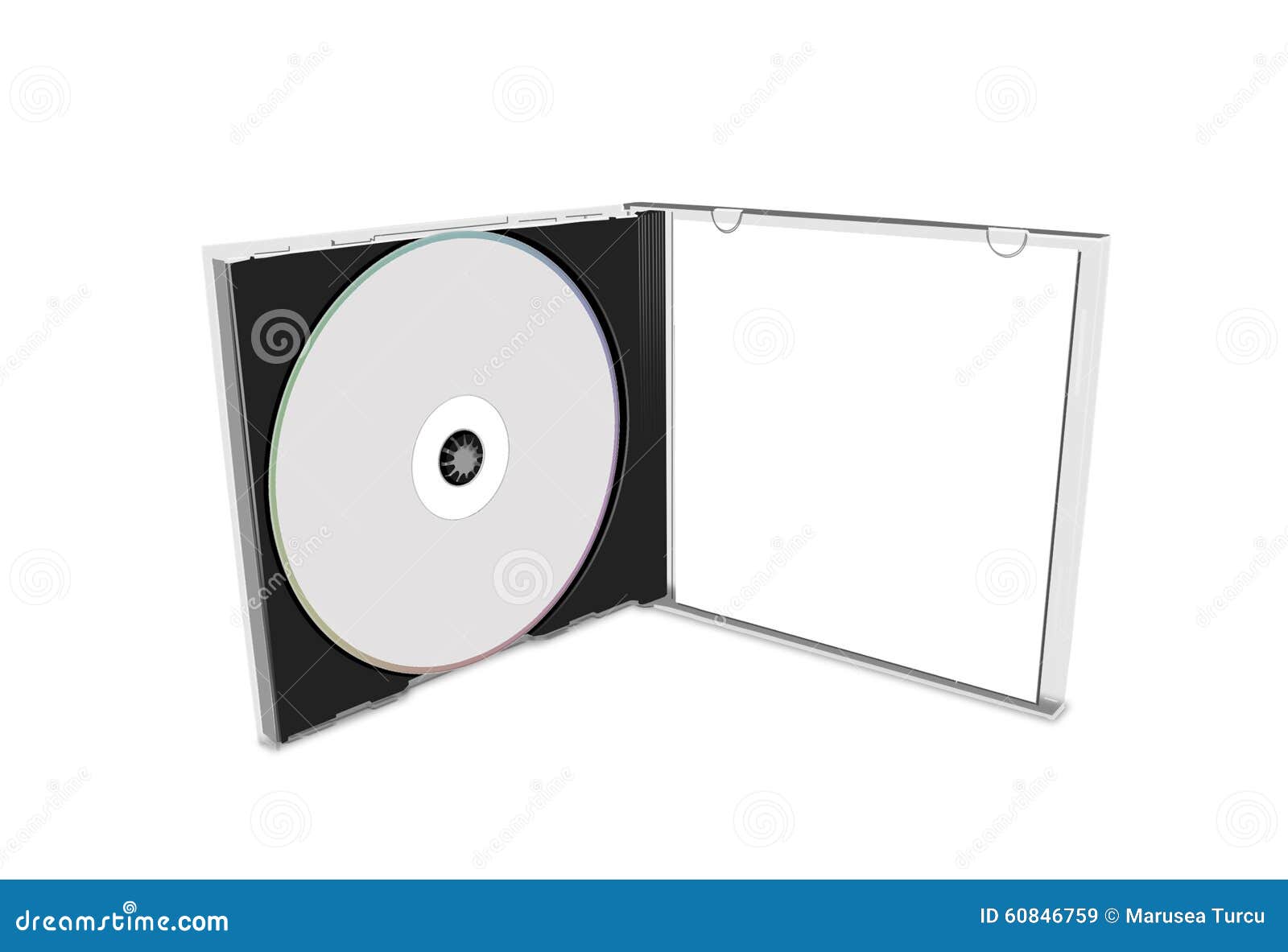Blank cd cover isolated stock image. Image of design 60846759