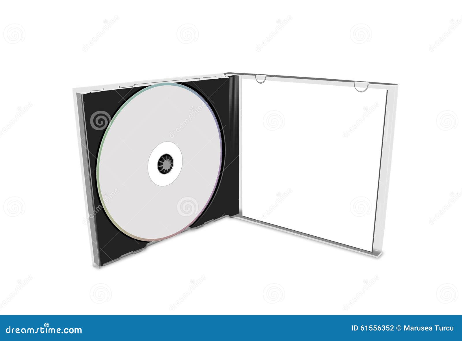 Blank Cd Cover Stock Photo Image 61556352