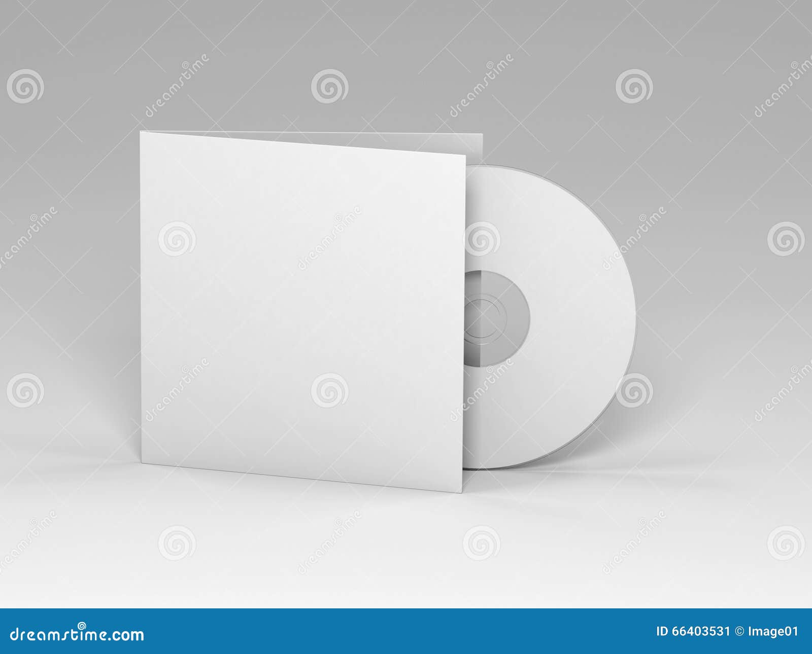 Blank CD with cover stock illustration. Illustration of mock 66403531