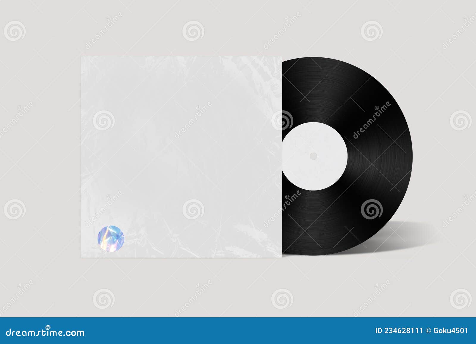 Blank Cd Vinyl And Cover Mockup Package Envelope Template Mock Up With