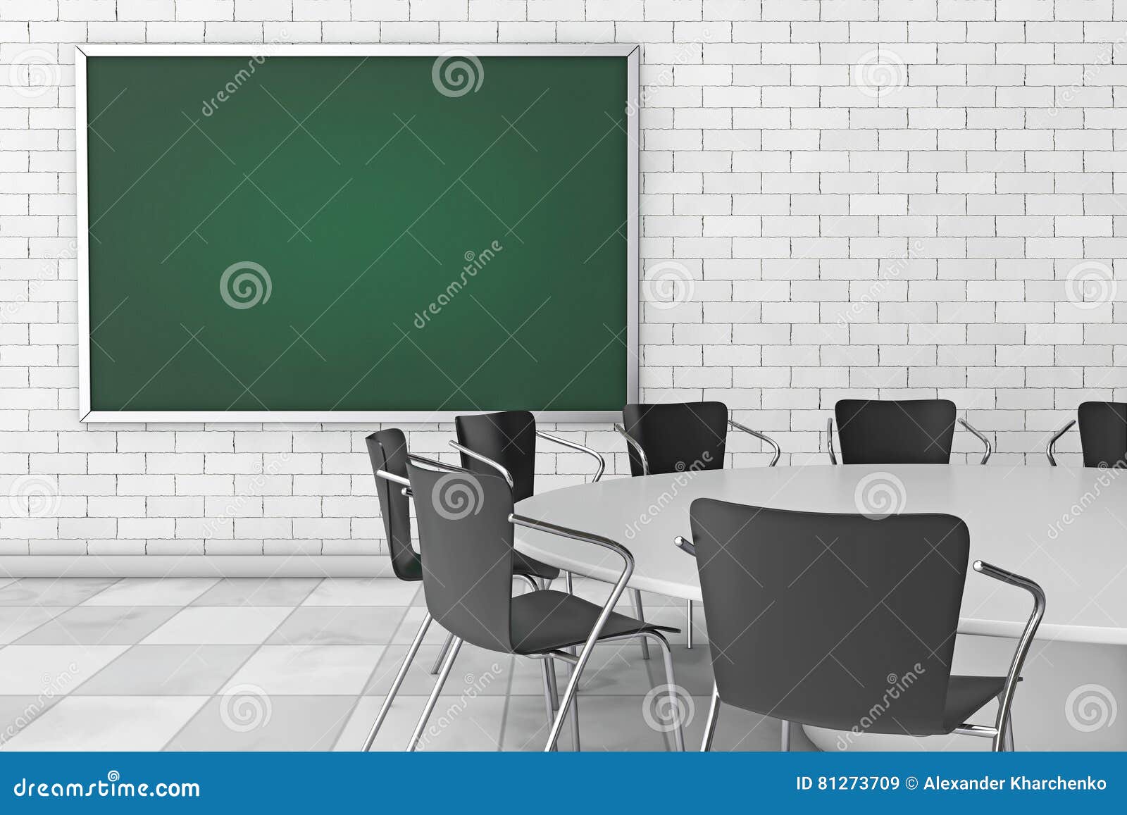 chalkboard table and chairs