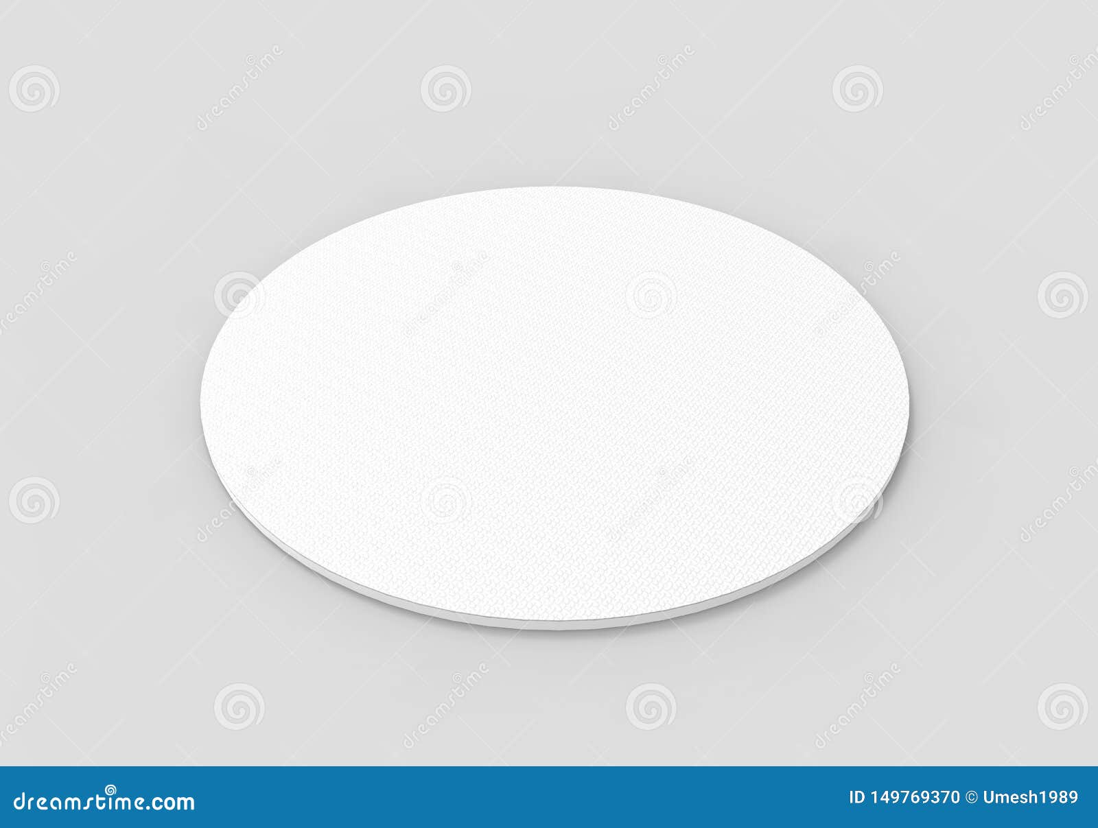 Blank Circle Jar Opener for Branding. 3d Render Illustration. Stock