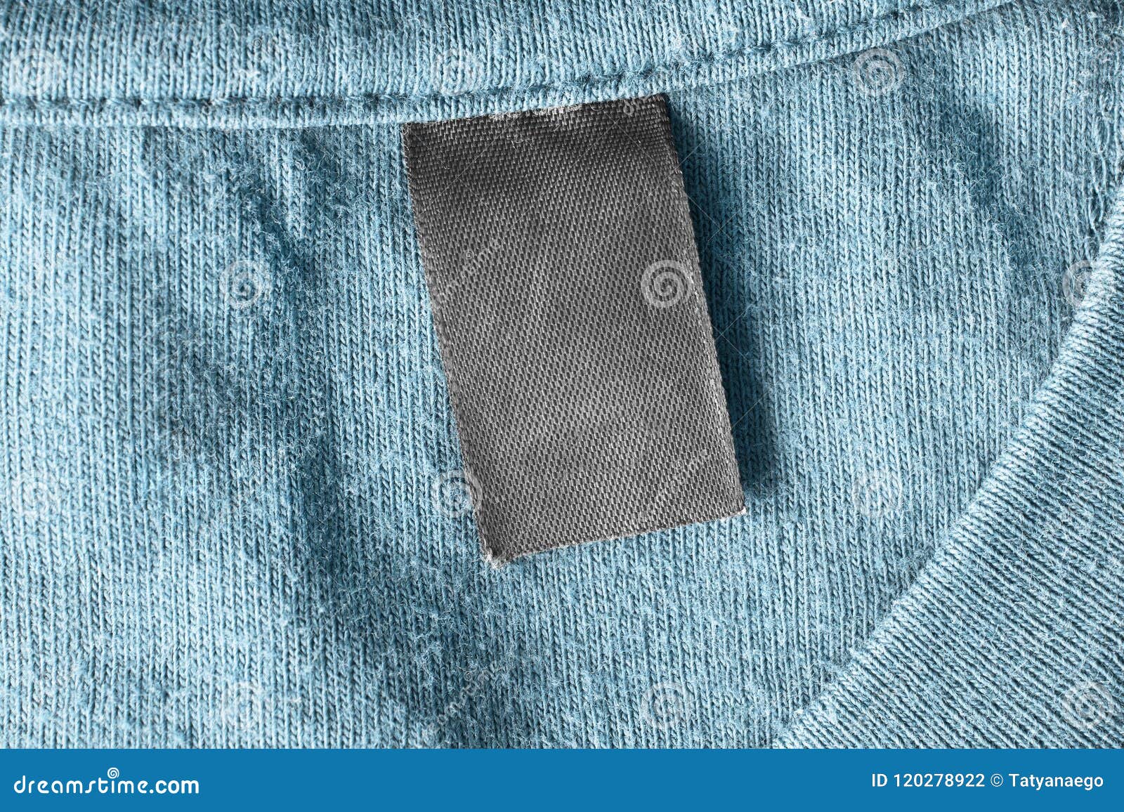 Blank clothes label stock photo. Image of closeup, data - 120278922