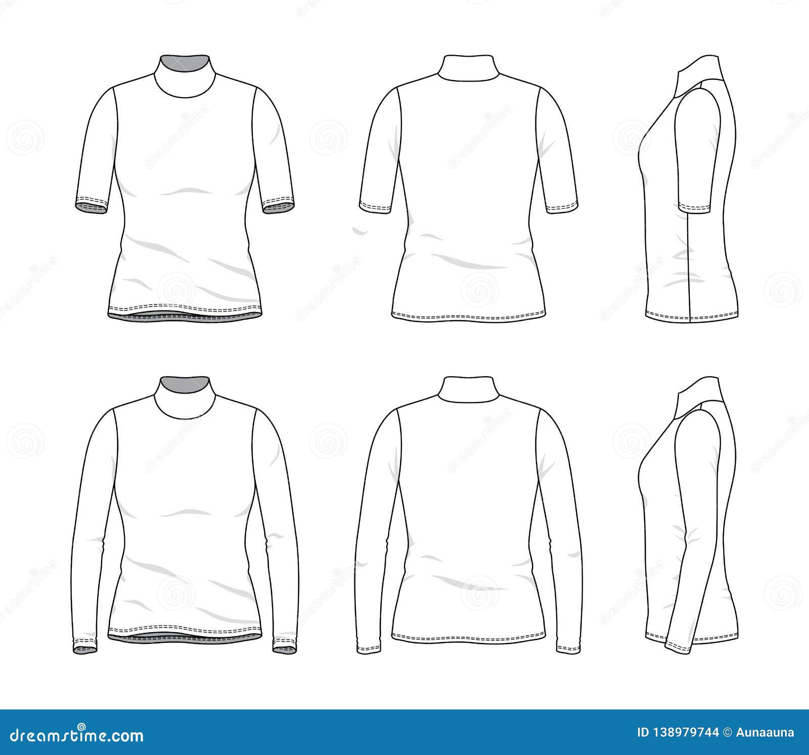 Blank Clothing Template