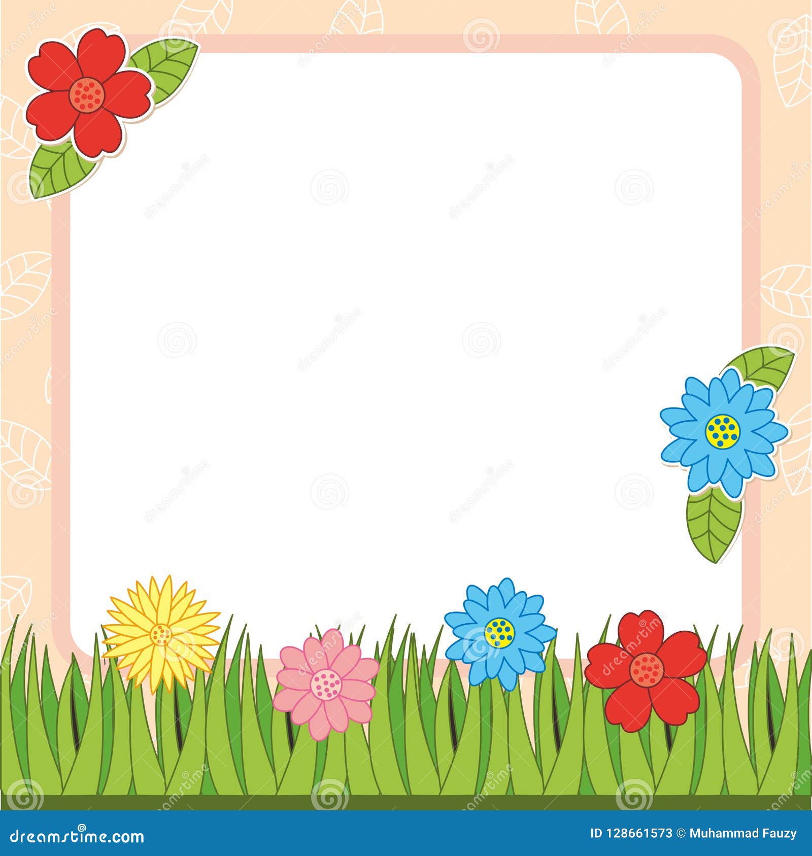 Flower Border Design For Portfolio