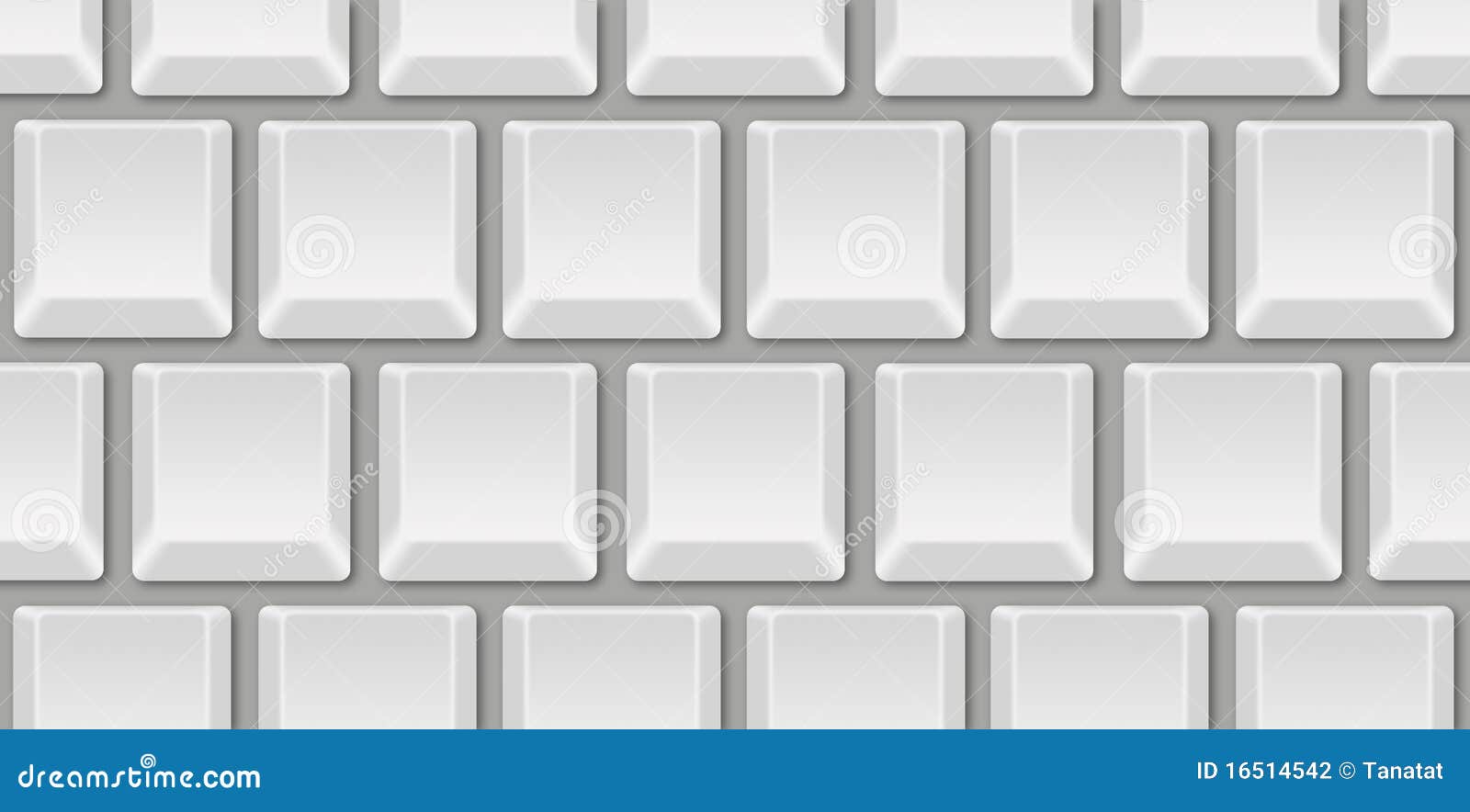 Blank Computer Keyboard stock illustration. Illustration ...