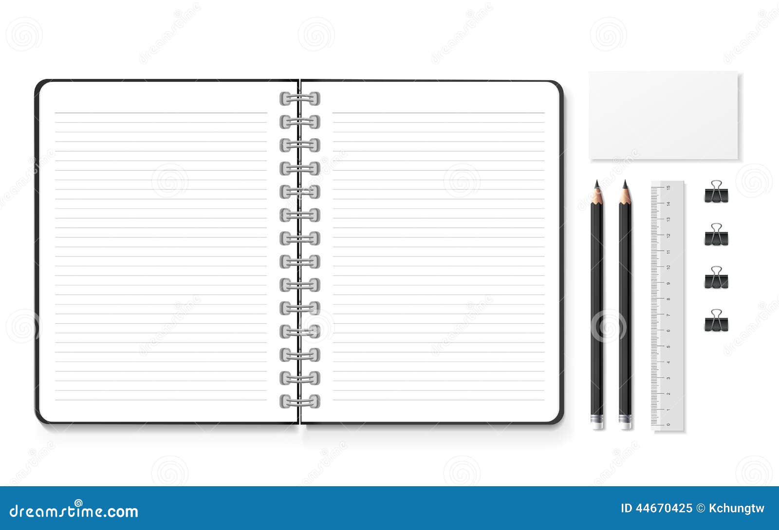 Blank Corporate Identity Set Template Stock Photo