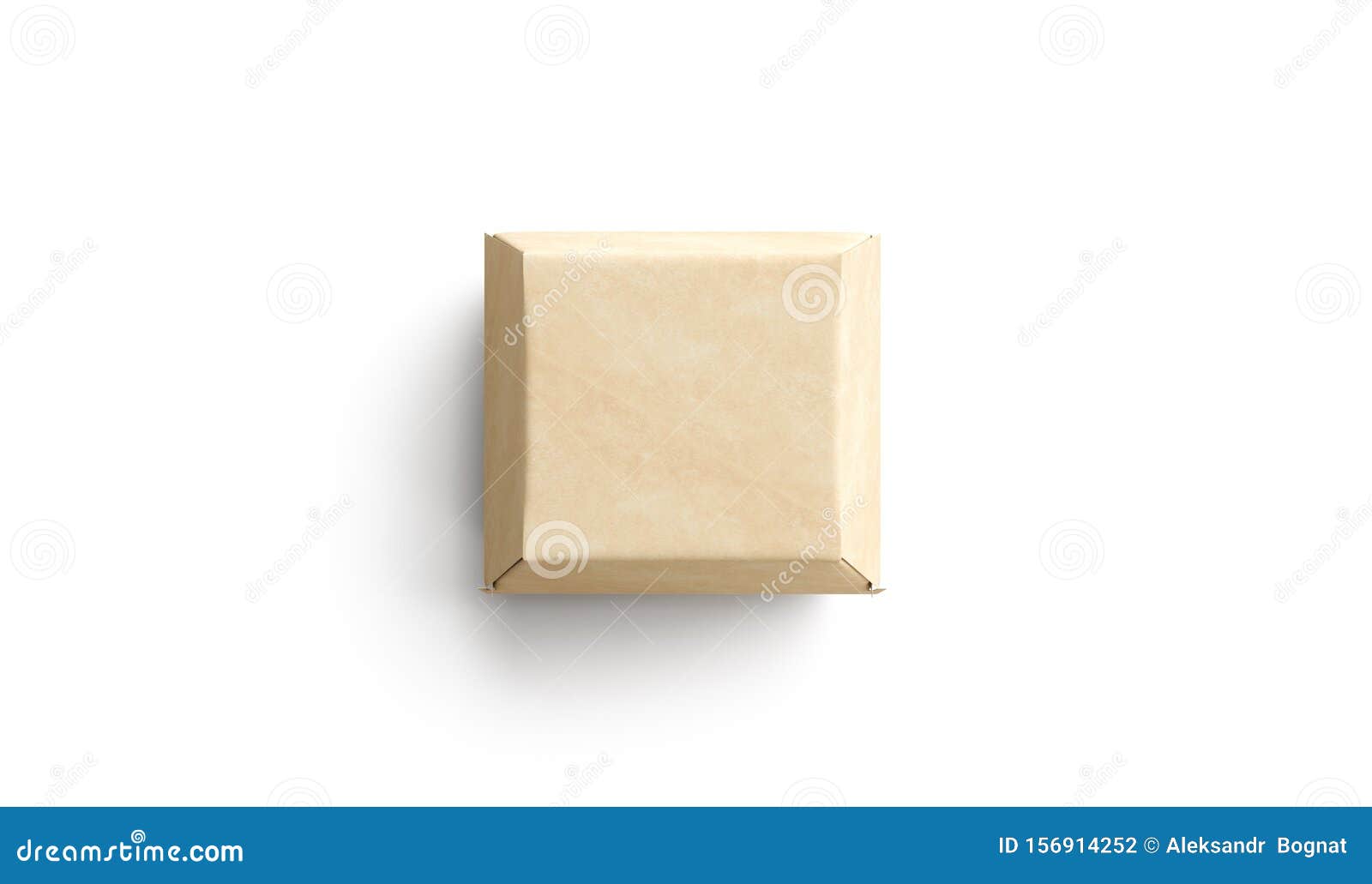 Blank Craft Burger Box Mock Up Isolated Top View Stock Illustration Illustration Of Delivery Boxed 156914252