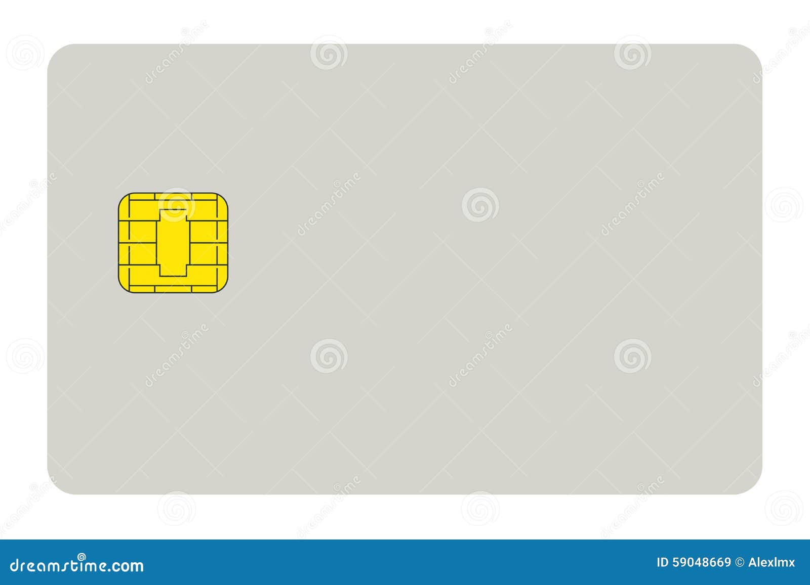 Blank Credit Or Smart Cards With Emv Chip On Dark Background And E