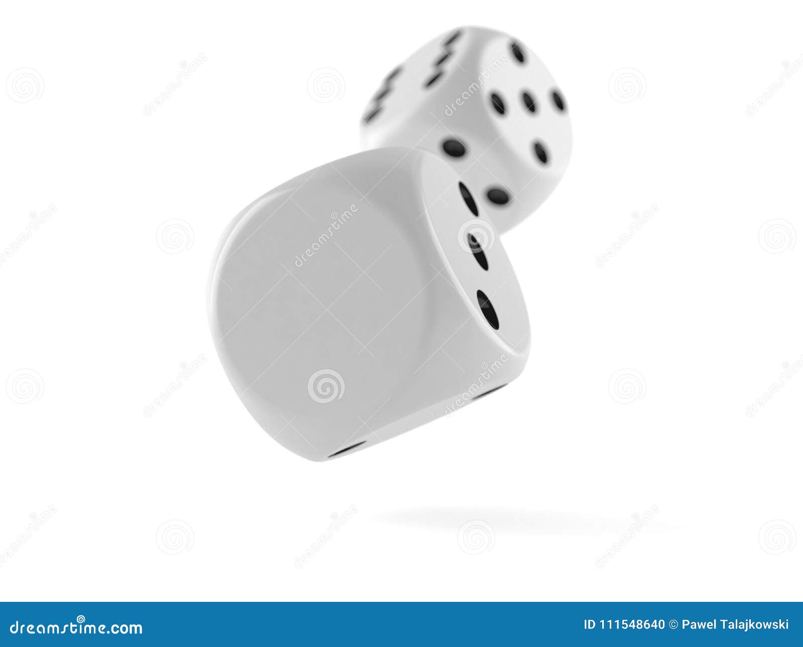 Blank dice stock illustration. Illustration of gambling - 111548640