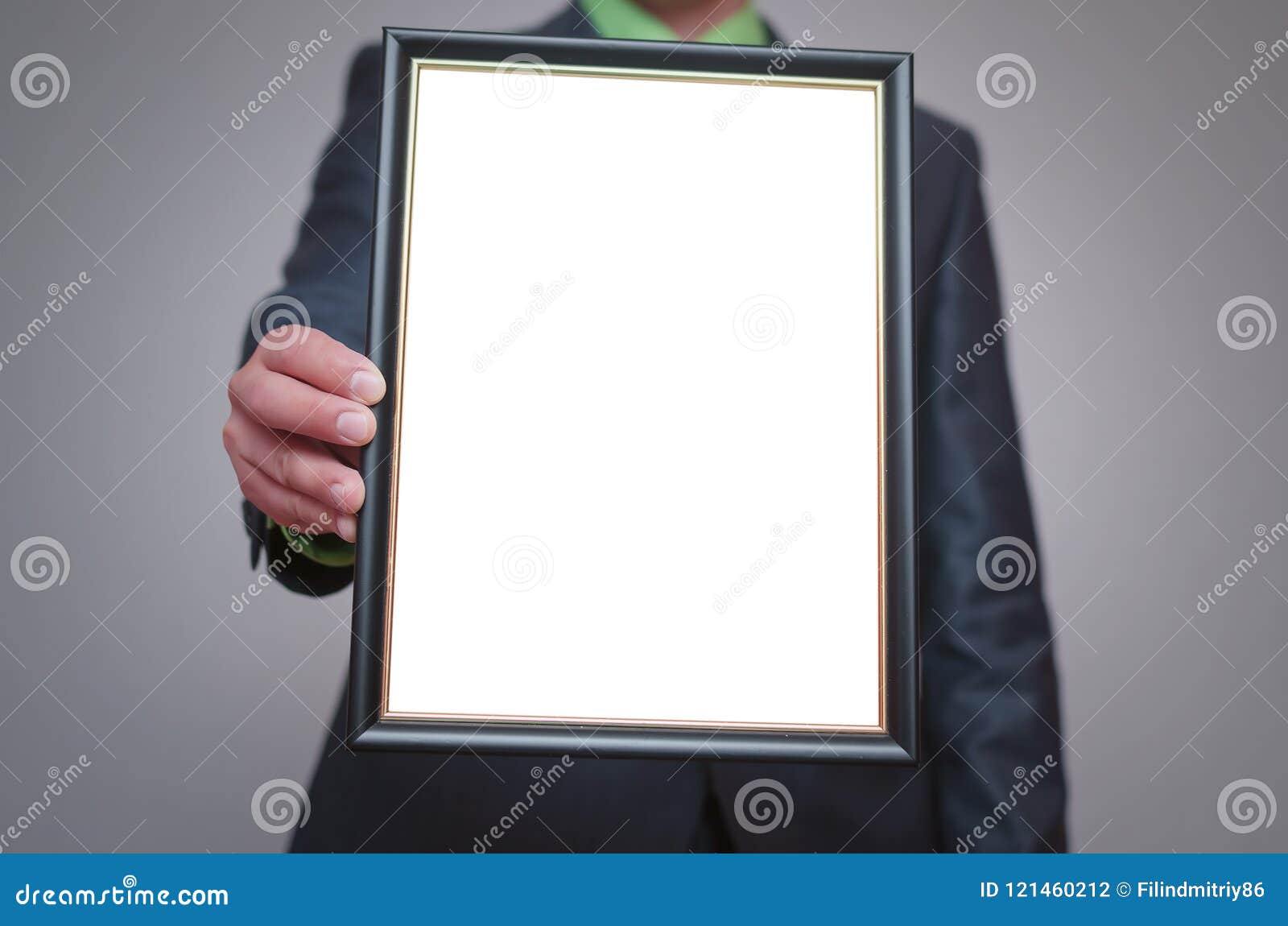 Download Blank Diploma Or Certificate Mockup Stock Photo Image Of Frame Board 121460212