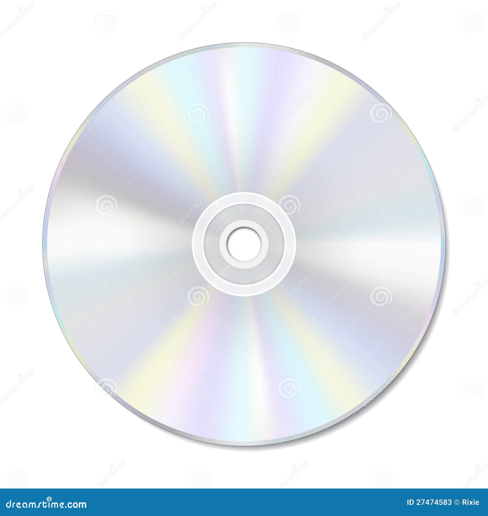 Blank disc stock vector. Illustration of copy, blue, computer 27474583