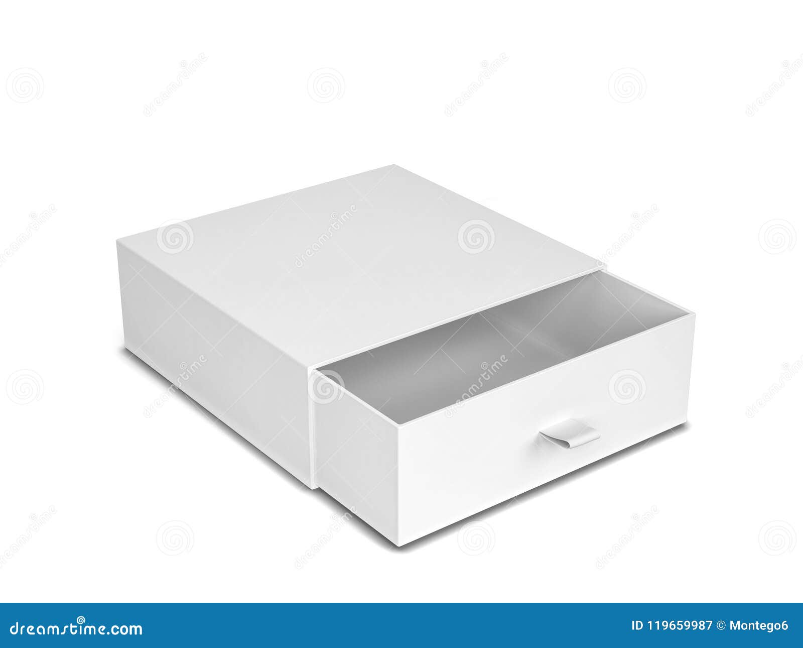 Download Blank Drawer Type Box Mockup Stock Illustration - Illustration of nobody, background: 119659987