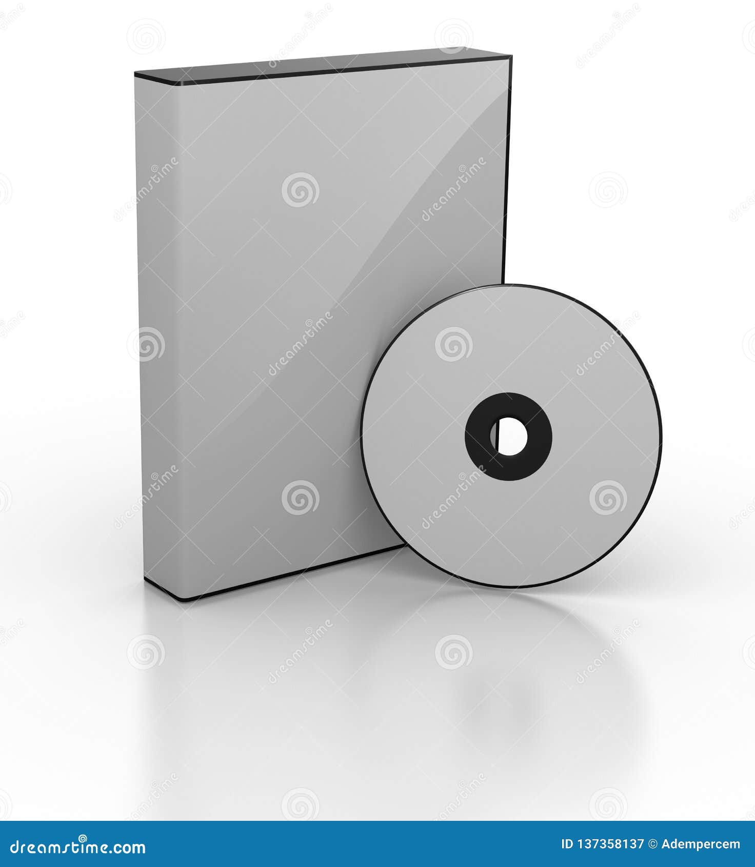 Blank DVD box stock illustration. Illustration of archives 137358137
