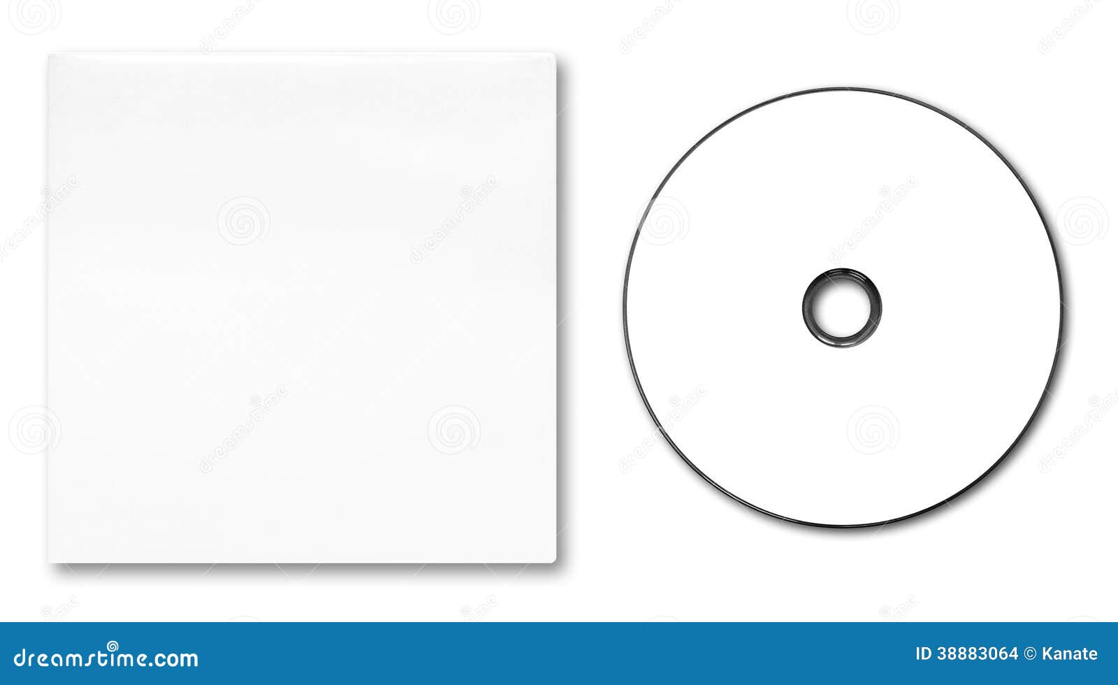 Blank DVD case and disc stock photo. Image of background - 38883064