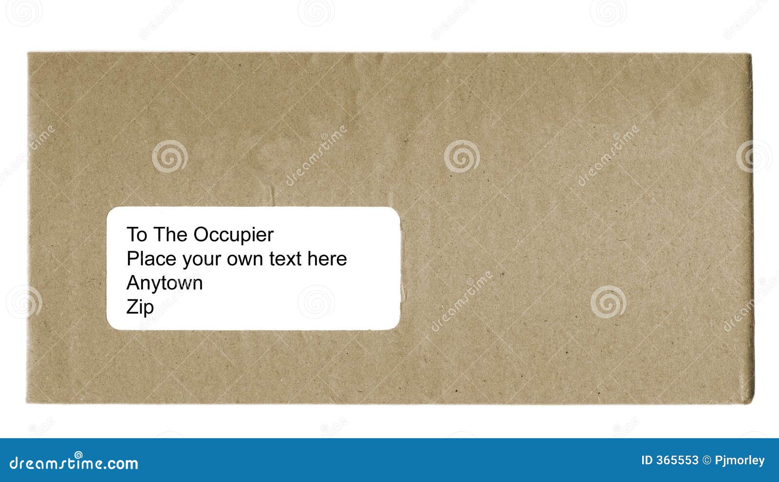 blank envelope stock image image of write generic mail
