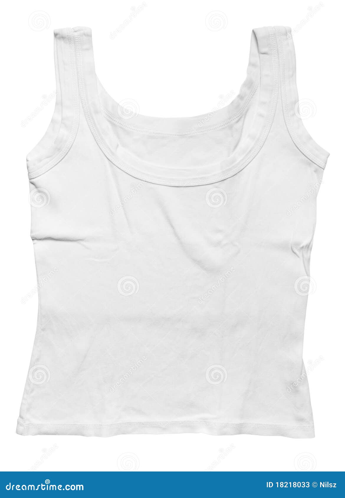 Blank female tank top stock image. Image of casual, cloth - 18218033