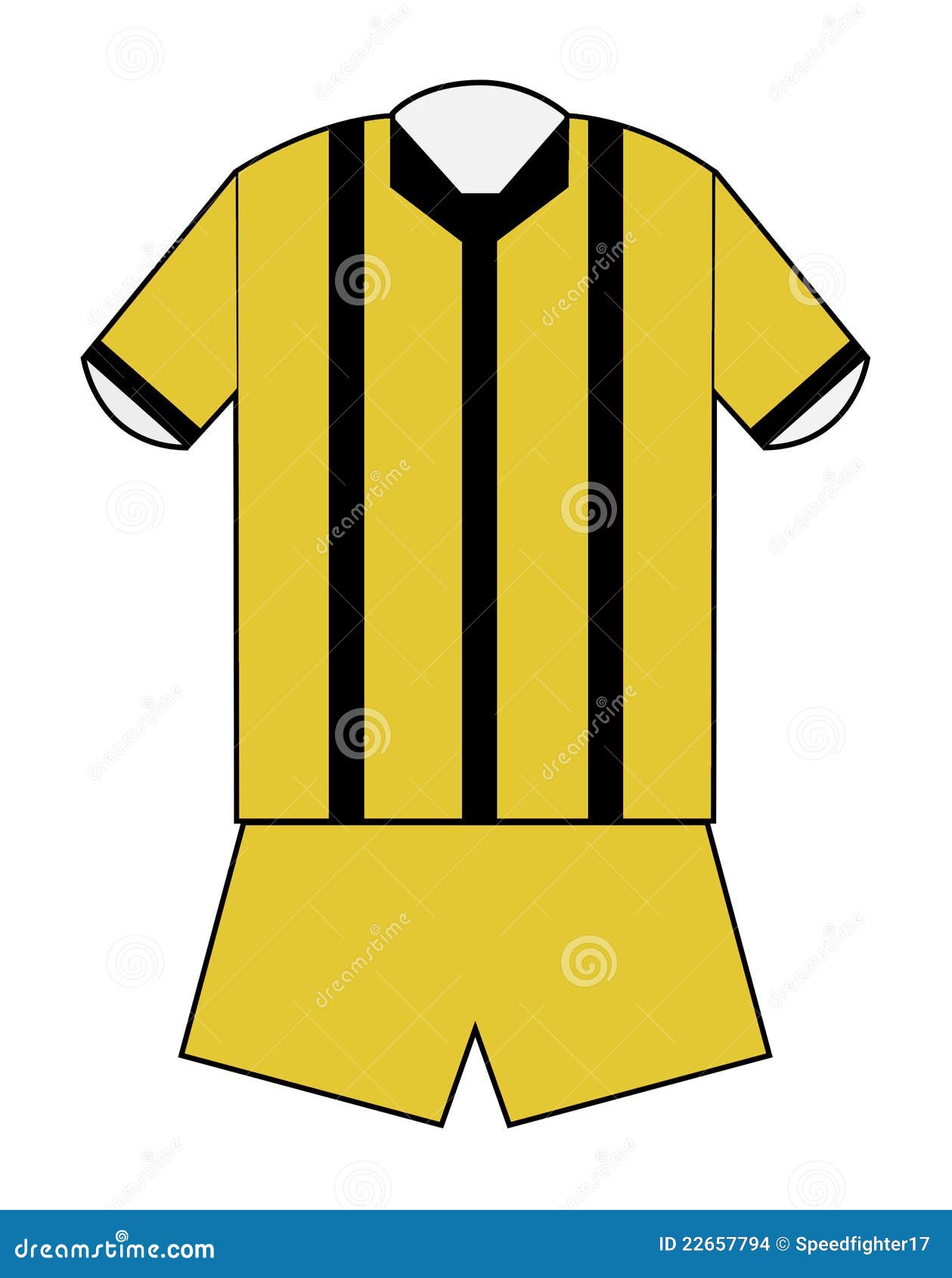 Blank Football Or Soccer Kit Stock Images - Image: 22657794