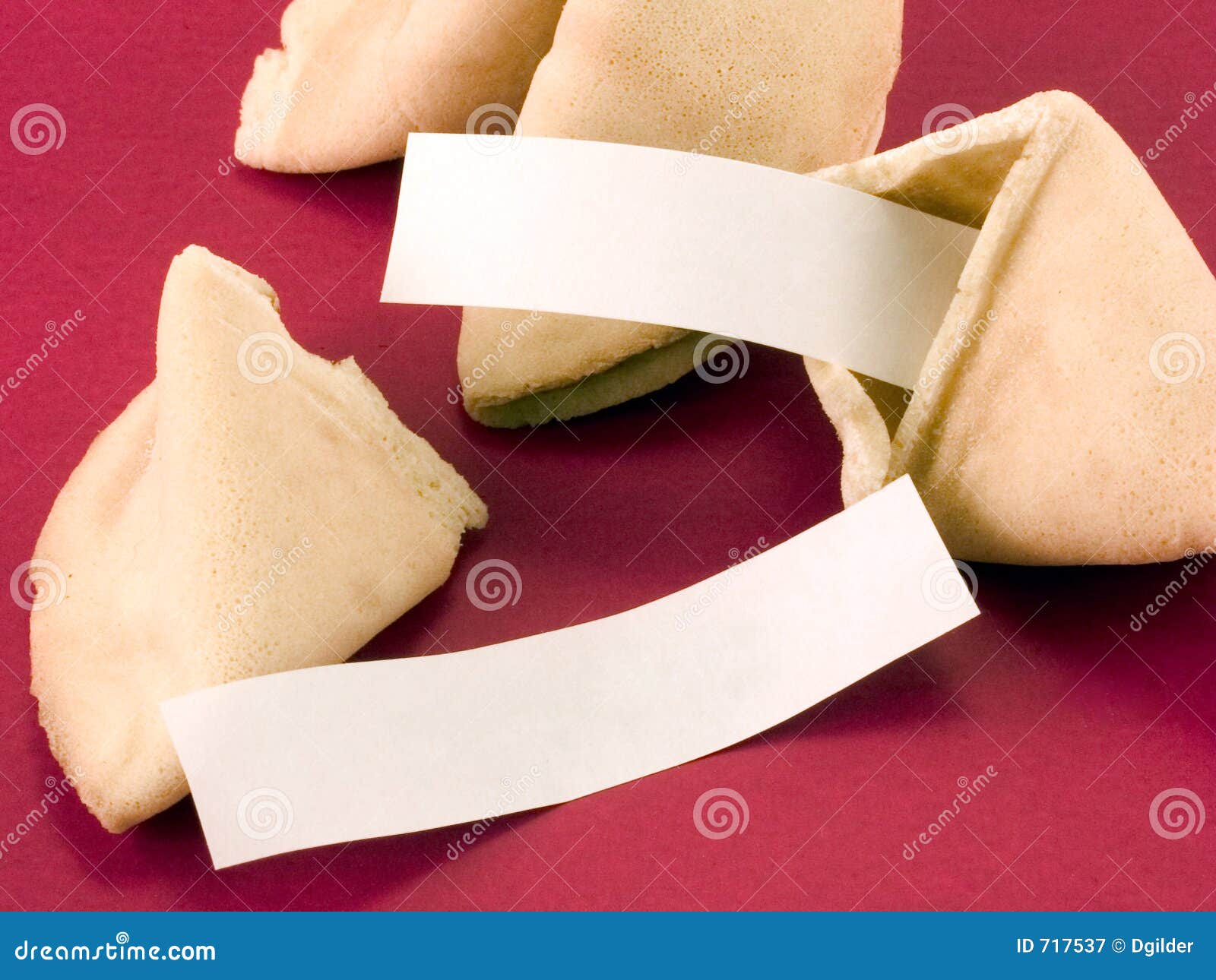 Blank Fortune Cookie Messages Stock Image Image of asian, fortunes