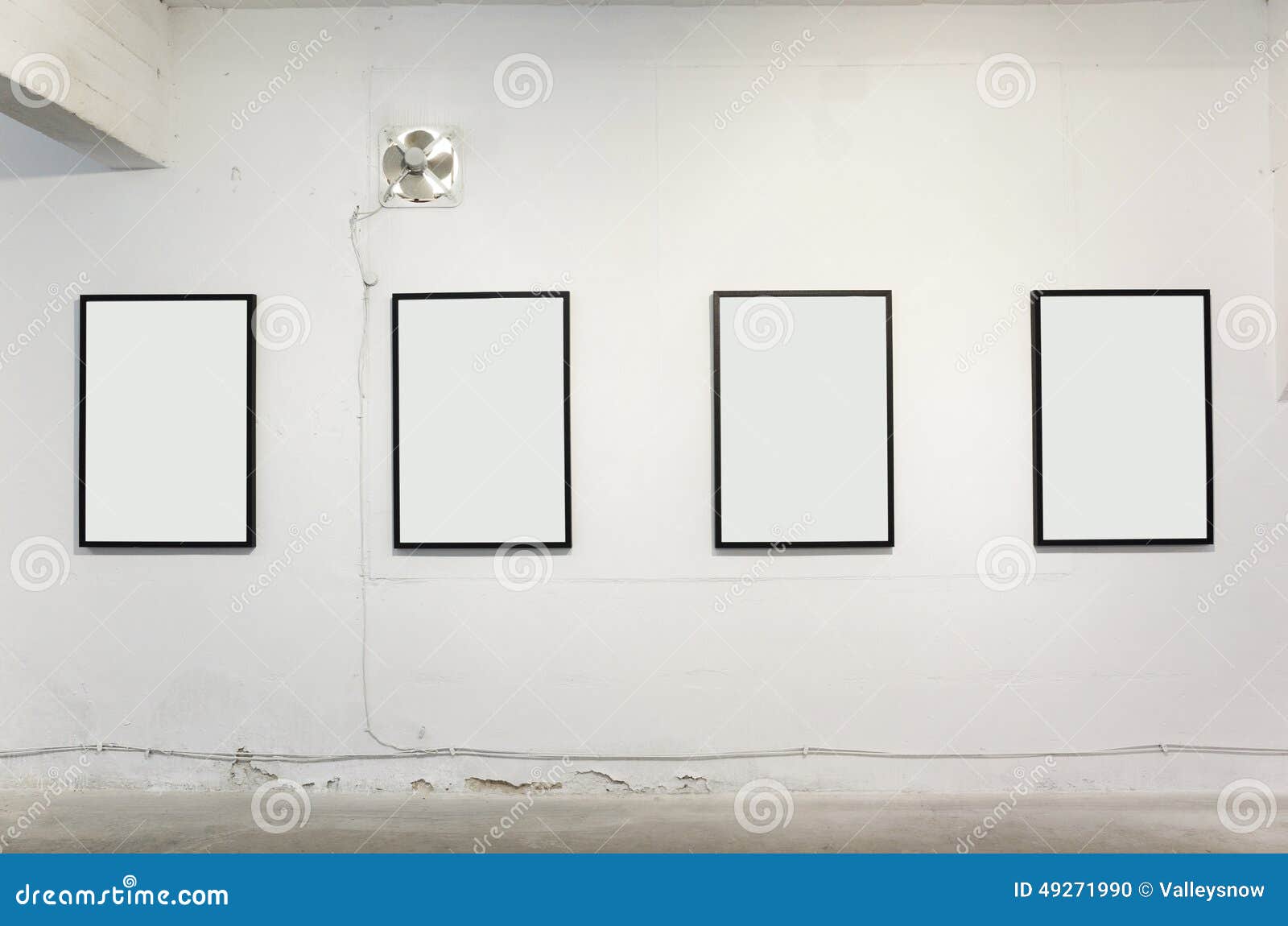 Blank frame stock photo. Image of gallery, real, clean - 49271990