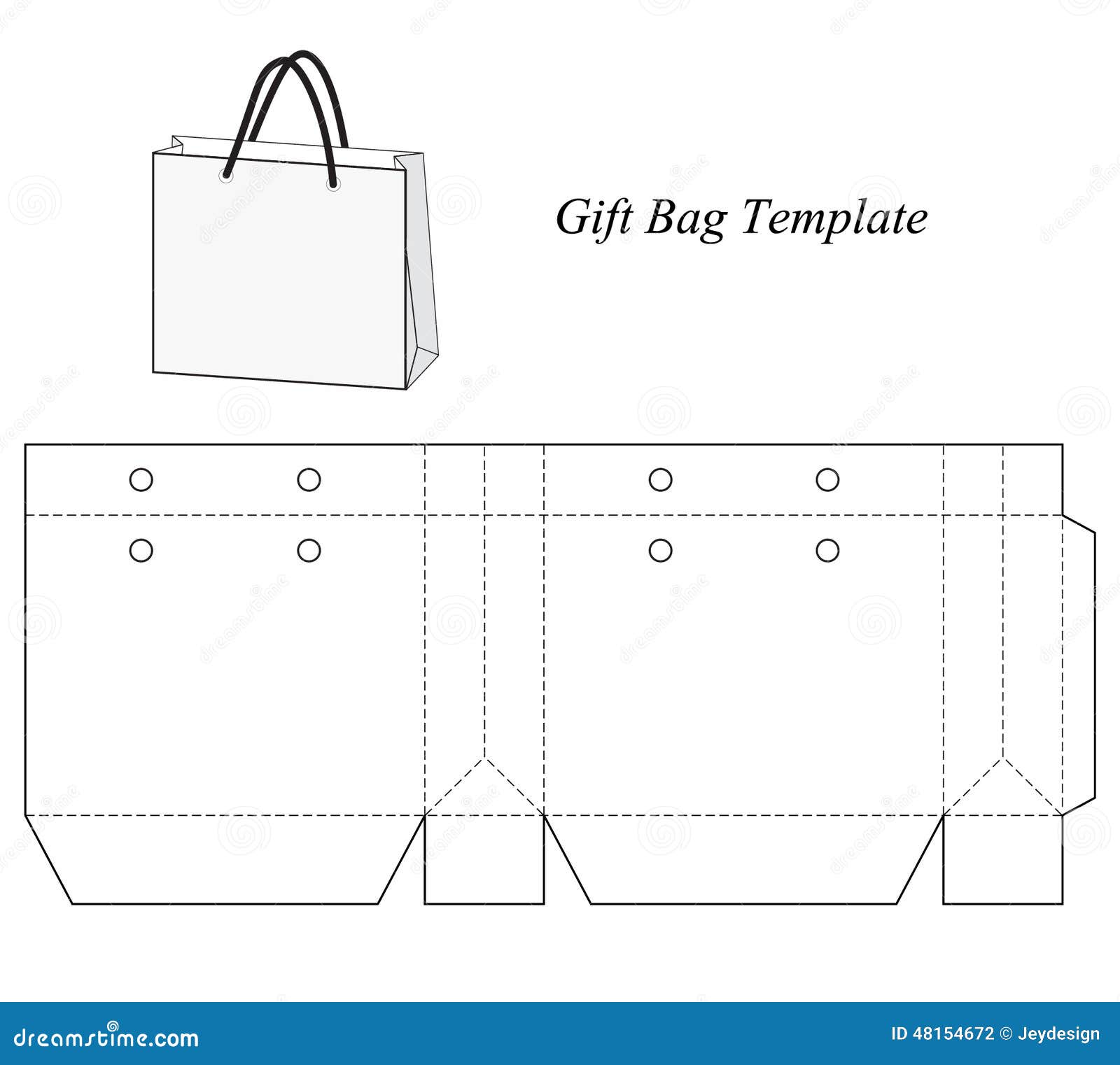 Printable Gift Bag Template - Free Download