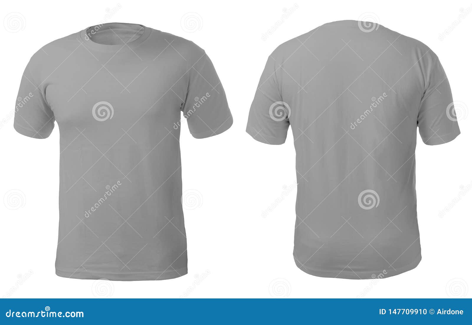 Grey Shirt Design Template stock photo. Image of mockup - 147709910