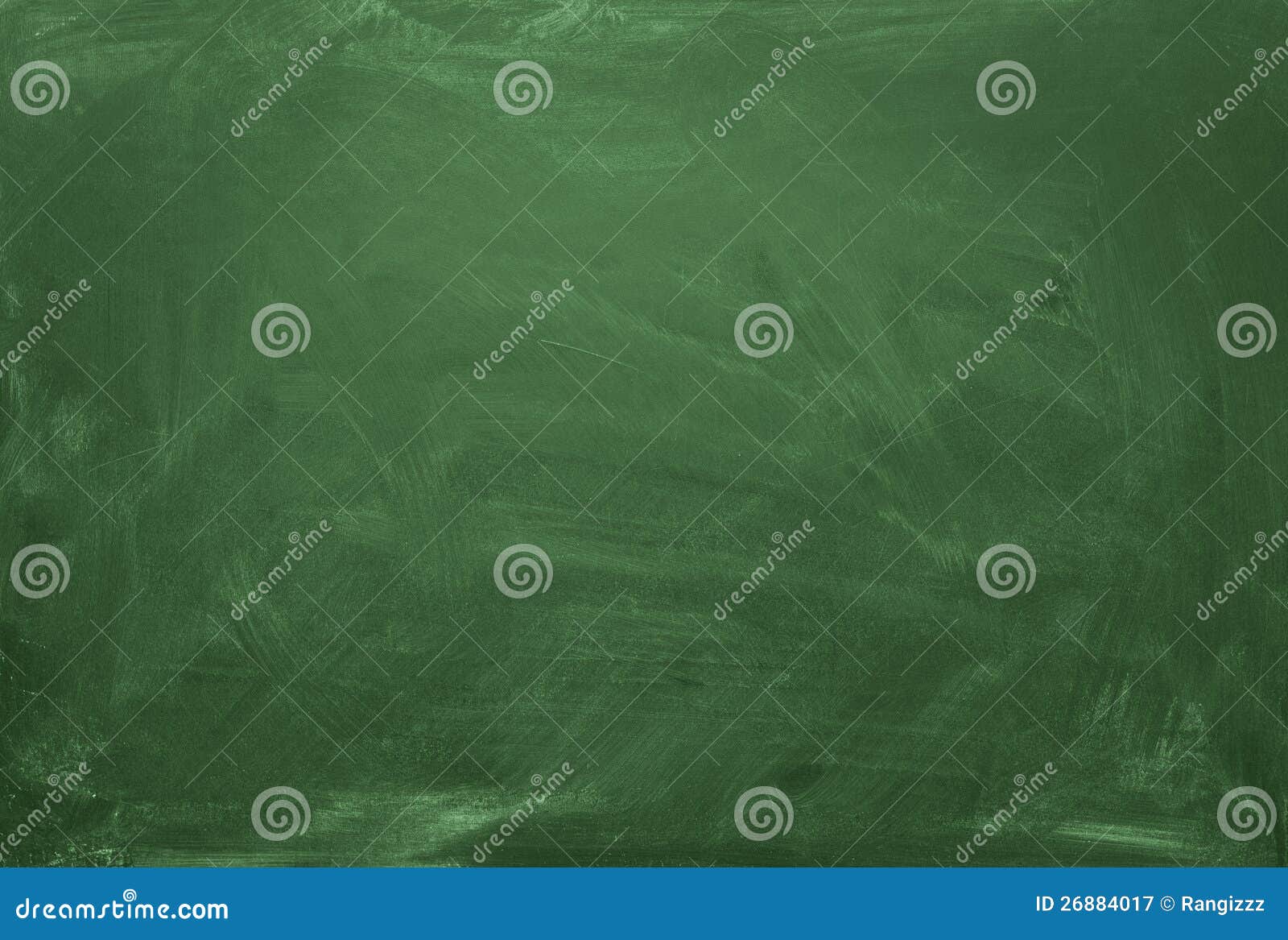 blank green chalkboard