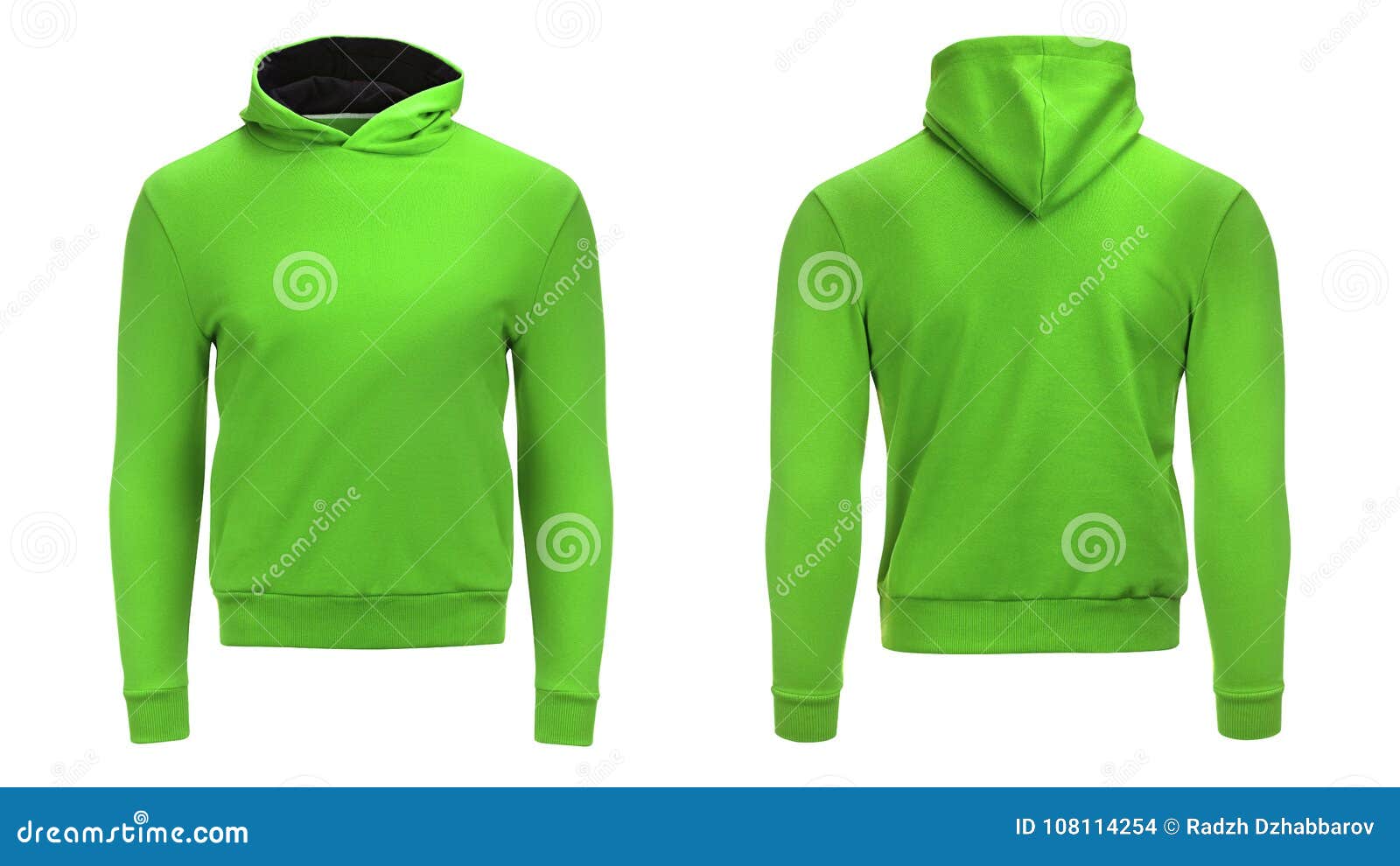 Green Hoodie Template