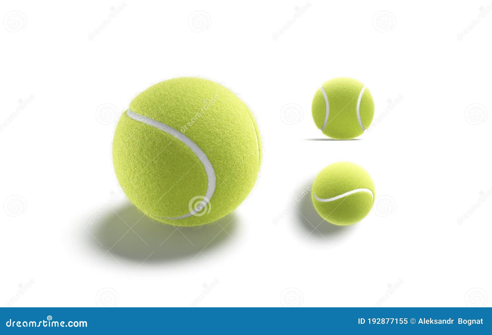Download Blank Green Tennis Ball Mockup, Different Views Stock ...
