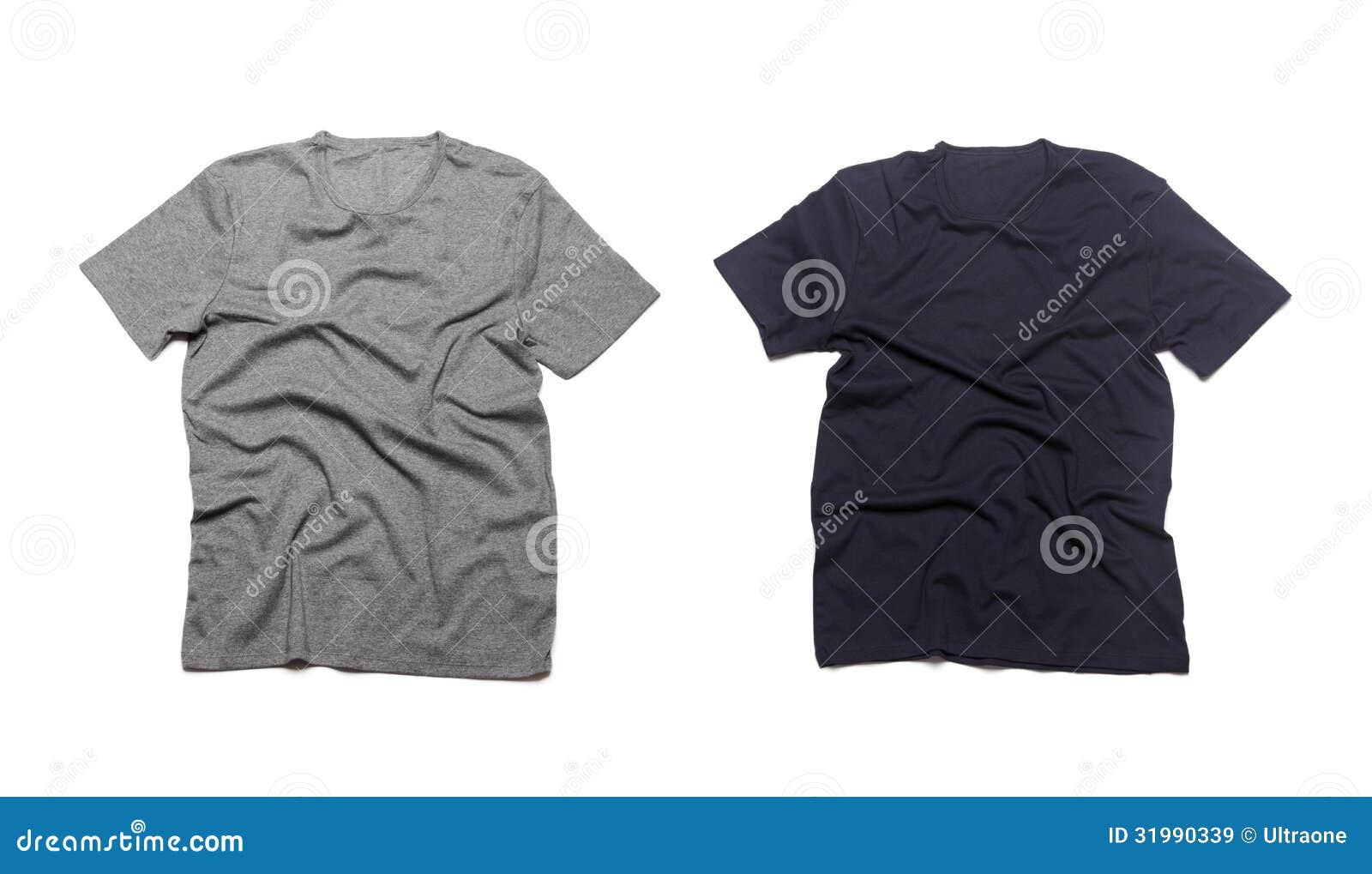 Blank grey t-shirts. stock image. Image of textile, cotton - 31990339
