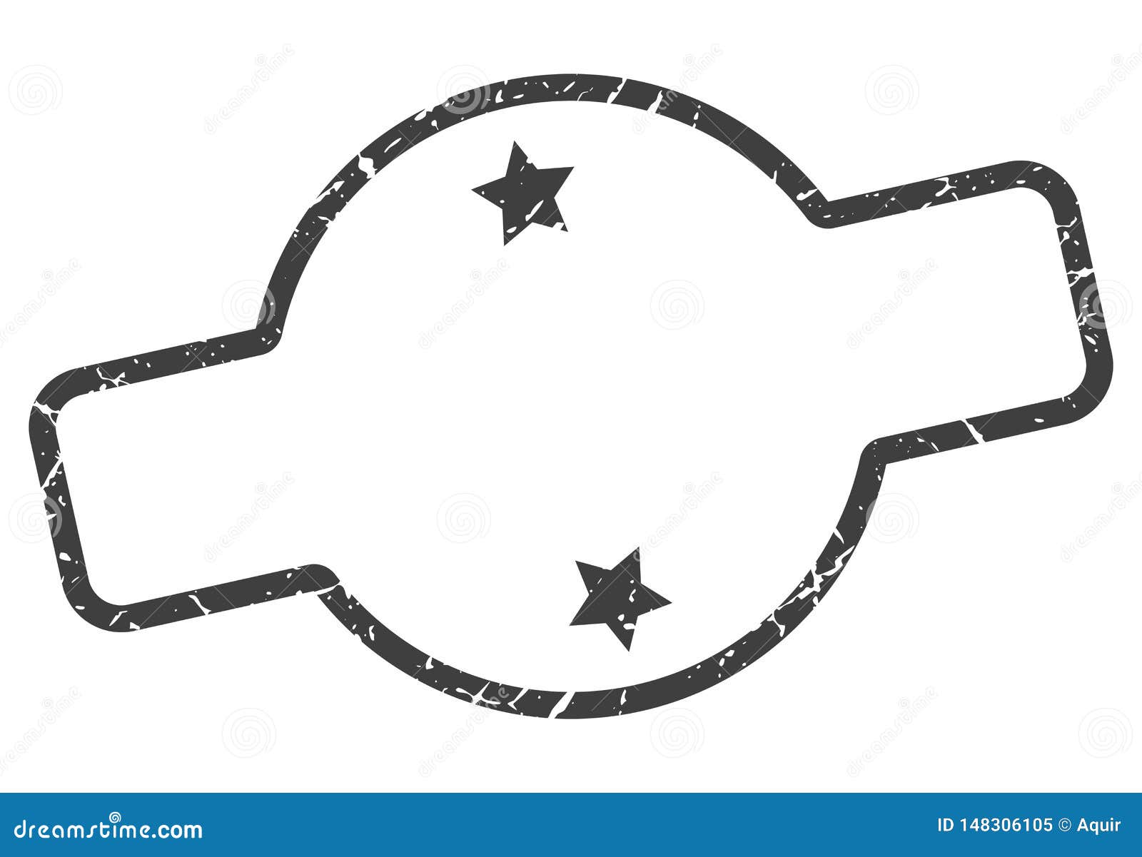 Blank stamp stock vector. Illustration of insignia, stamp - 148306105