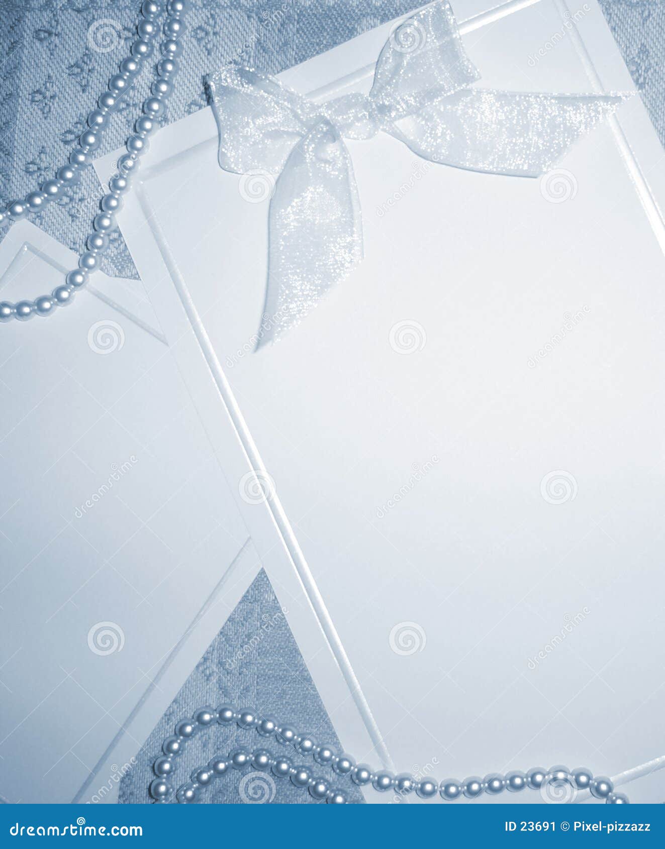 Blank Invitation - Blue Tone Stock Image - Image 23691