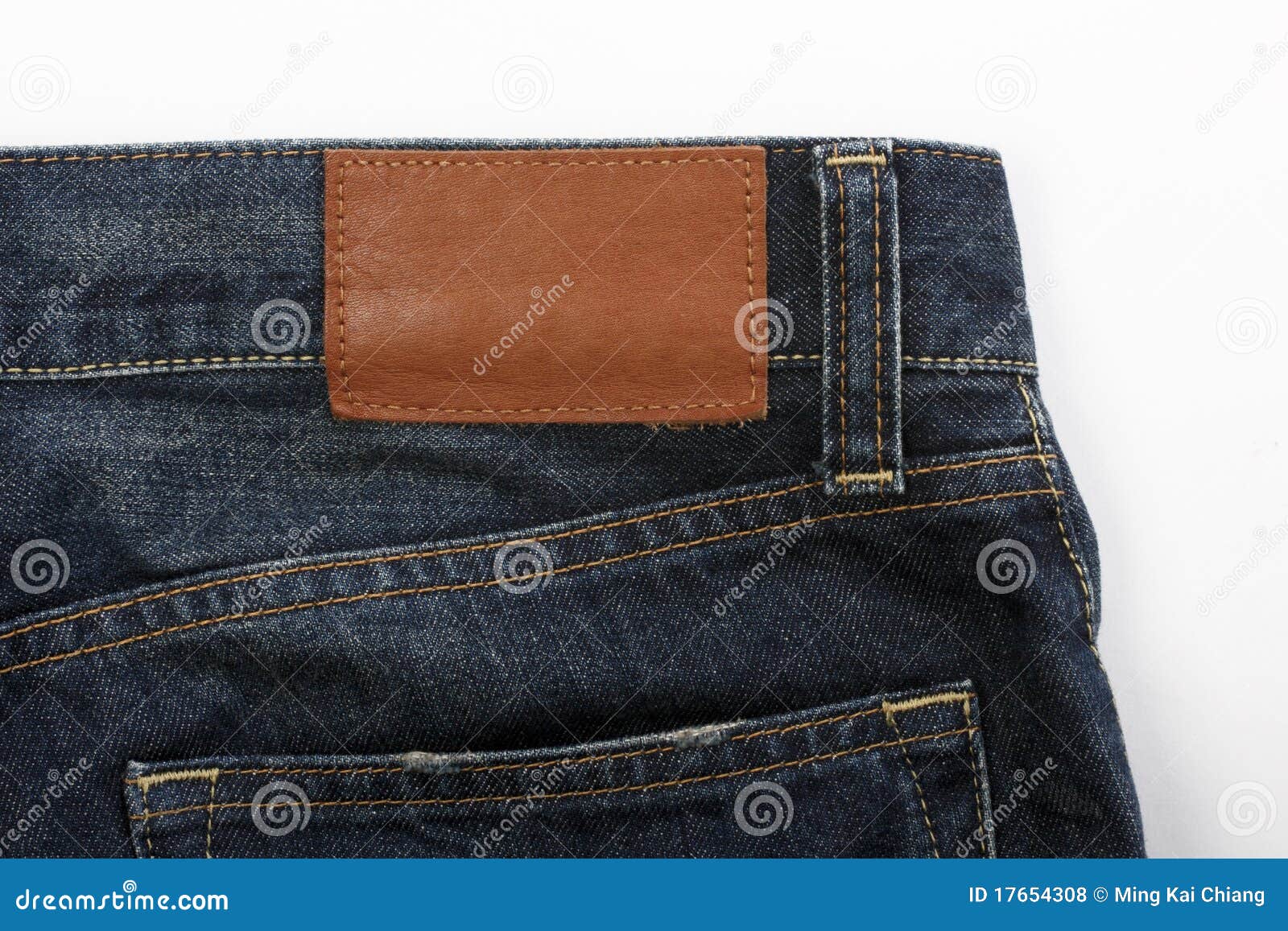 Blank jeans label stock photo. Image of apparel, blank - 17654308