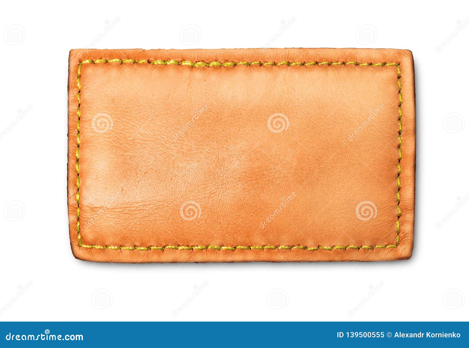 Blank jeans label isolated stock image. Image of seam - 139500555