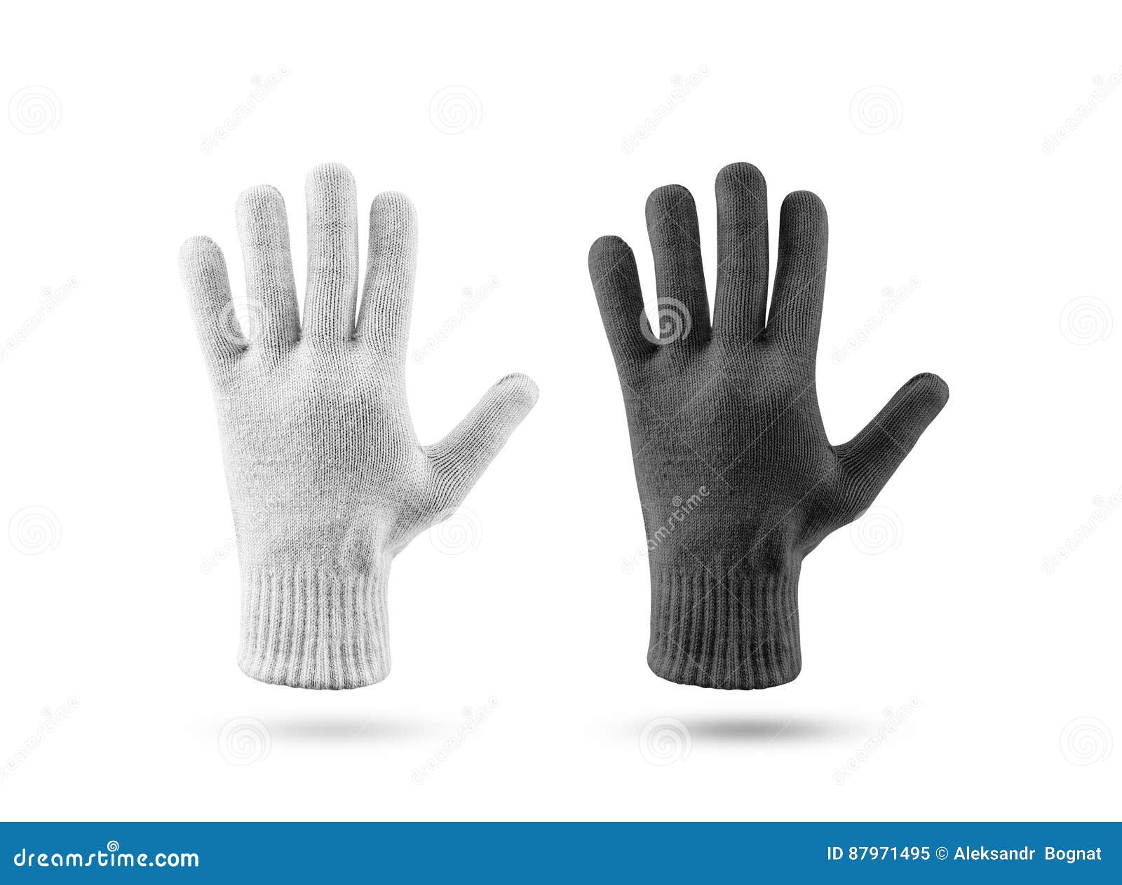 winter gloves template