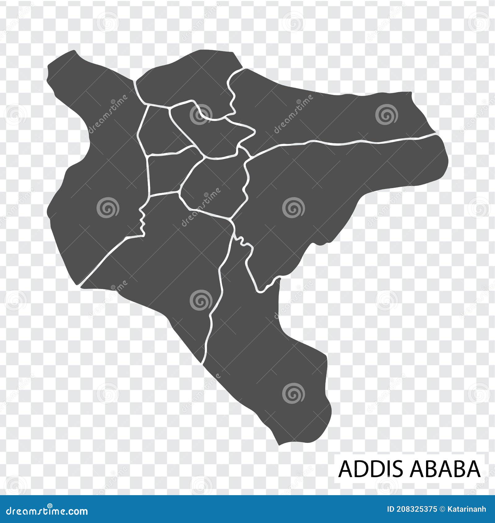 Addis Abeba Map | vlr.eng.br