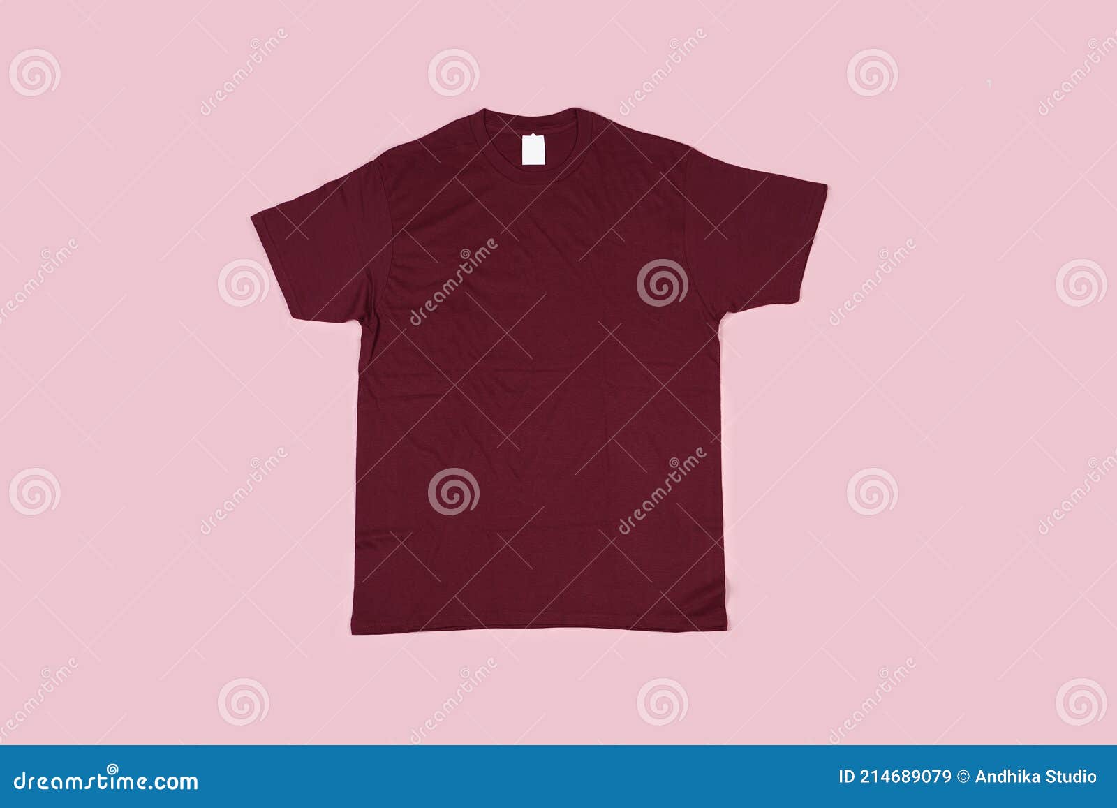 Download Blank Maroon Shirt Mockup Template Front And Back Views Isolated On A Pink T Shirt Mockup Stock Image Image Of Mockup Background 214689079