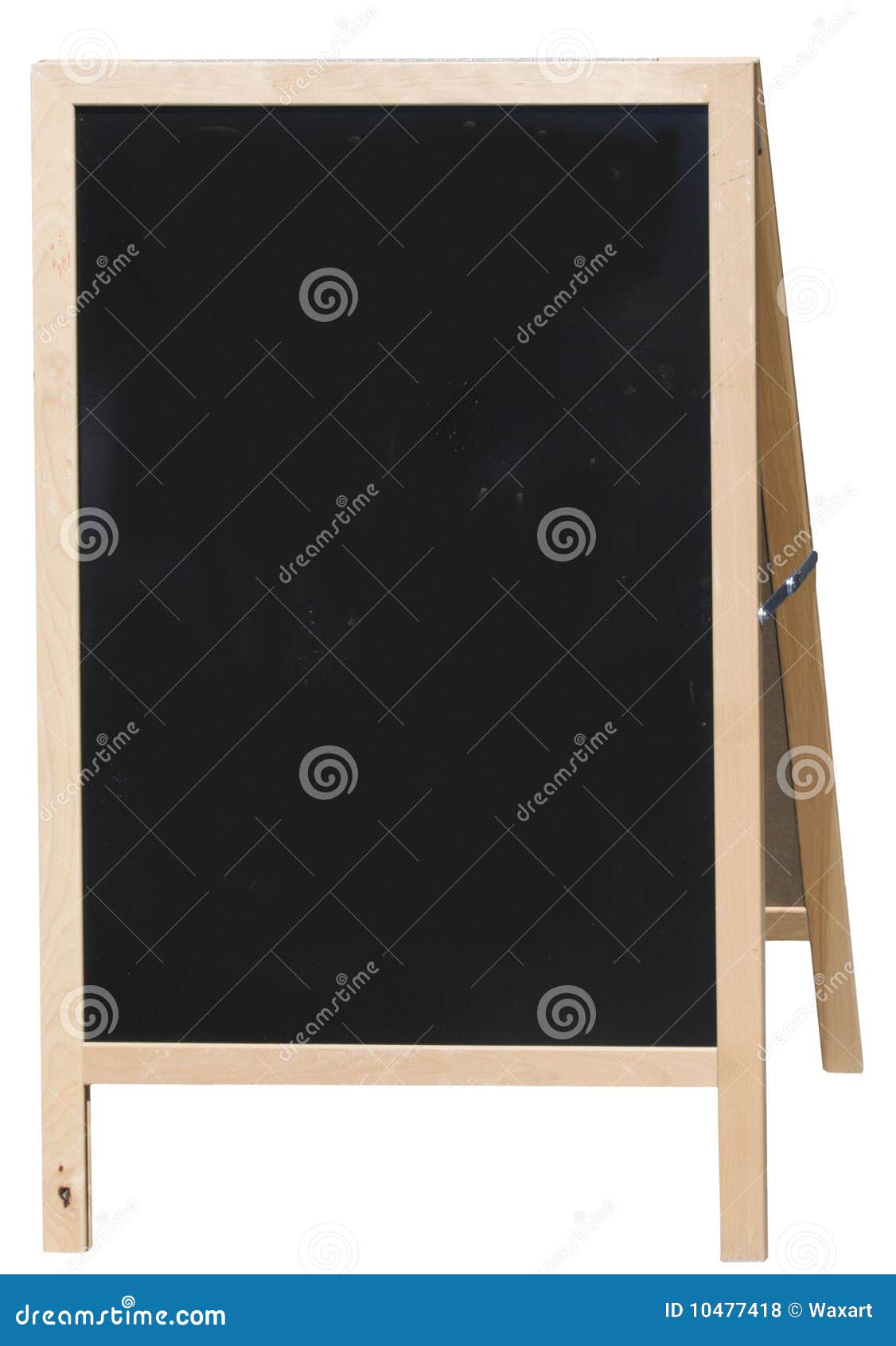 Blank Menu Chalkboard Outside Cafe Stock Photo Image of wooden, copy 10477418