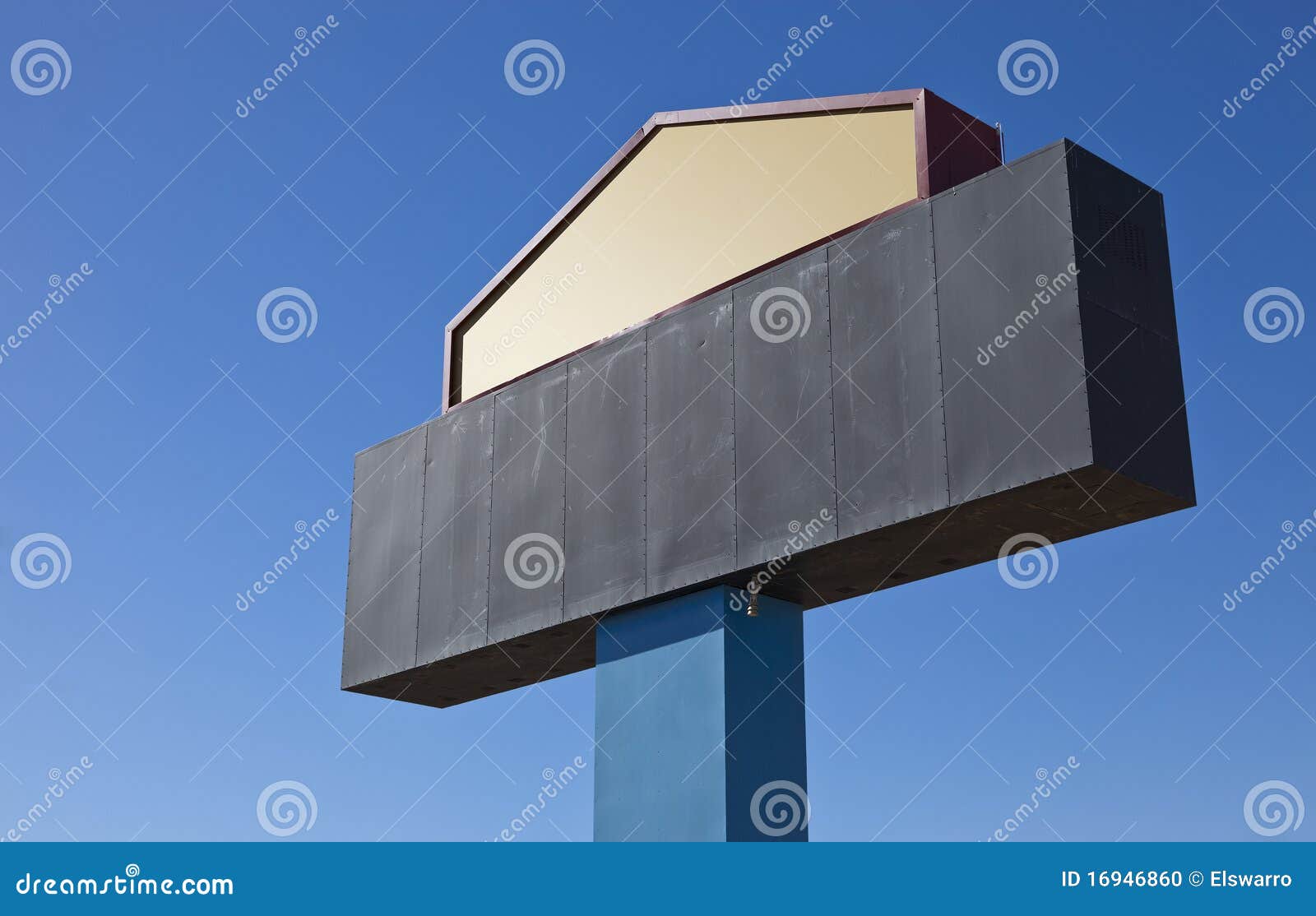 Blank Metal Sign stock photo. Image of cloud, city, board - 16946860
