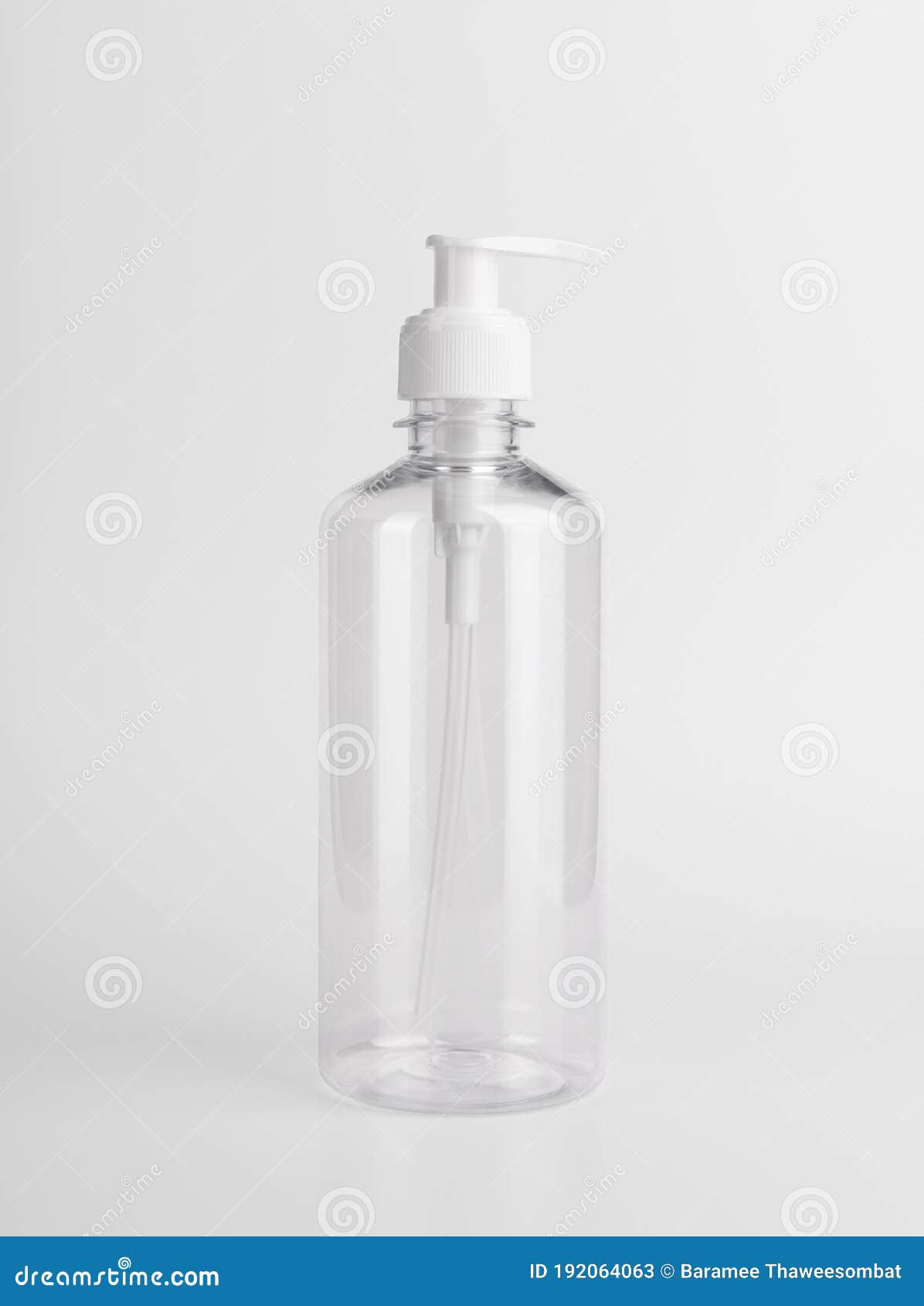 Download Blank Mockup Plastic Transparent Bottle With Dispenser Airless Pump Using Label And Ads For Gel Soap Alcohol Cream And Cosmetics Stock Image Image Of Bottle Lotion 192064063
