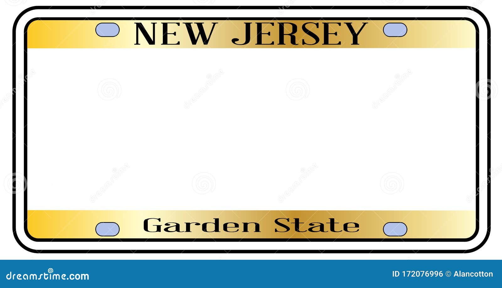 blank-new-jersey-state-license-plate-stock-vector-illustration-of