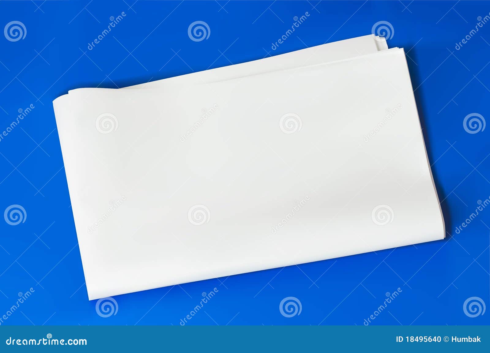 Blank newspaper stock vector. Illustration of gradient - 18495640