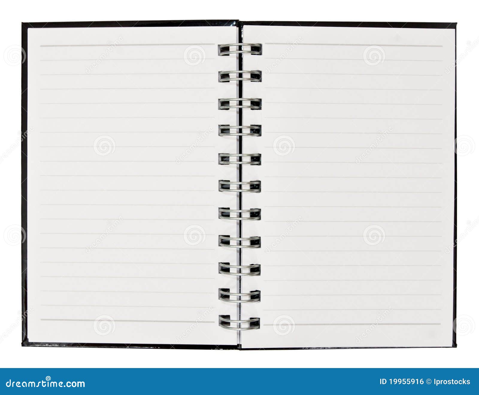 Blank Note Book With Ring Binder Royalty Free Stock Image Image 19955916