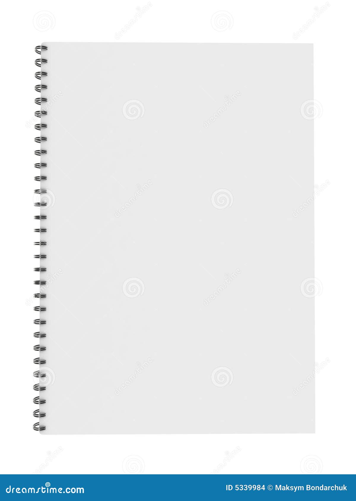 blank notebook 
