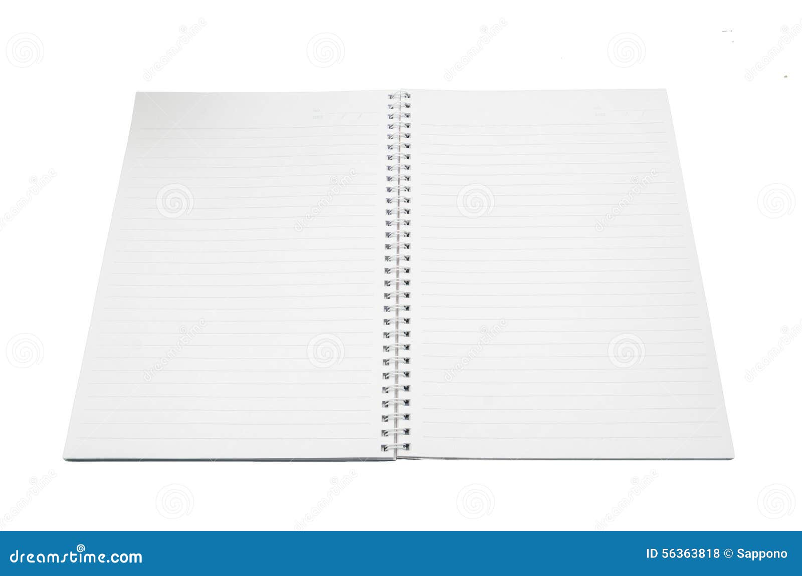 Blank notebook stock photo. Image of page, space, business - 56363818