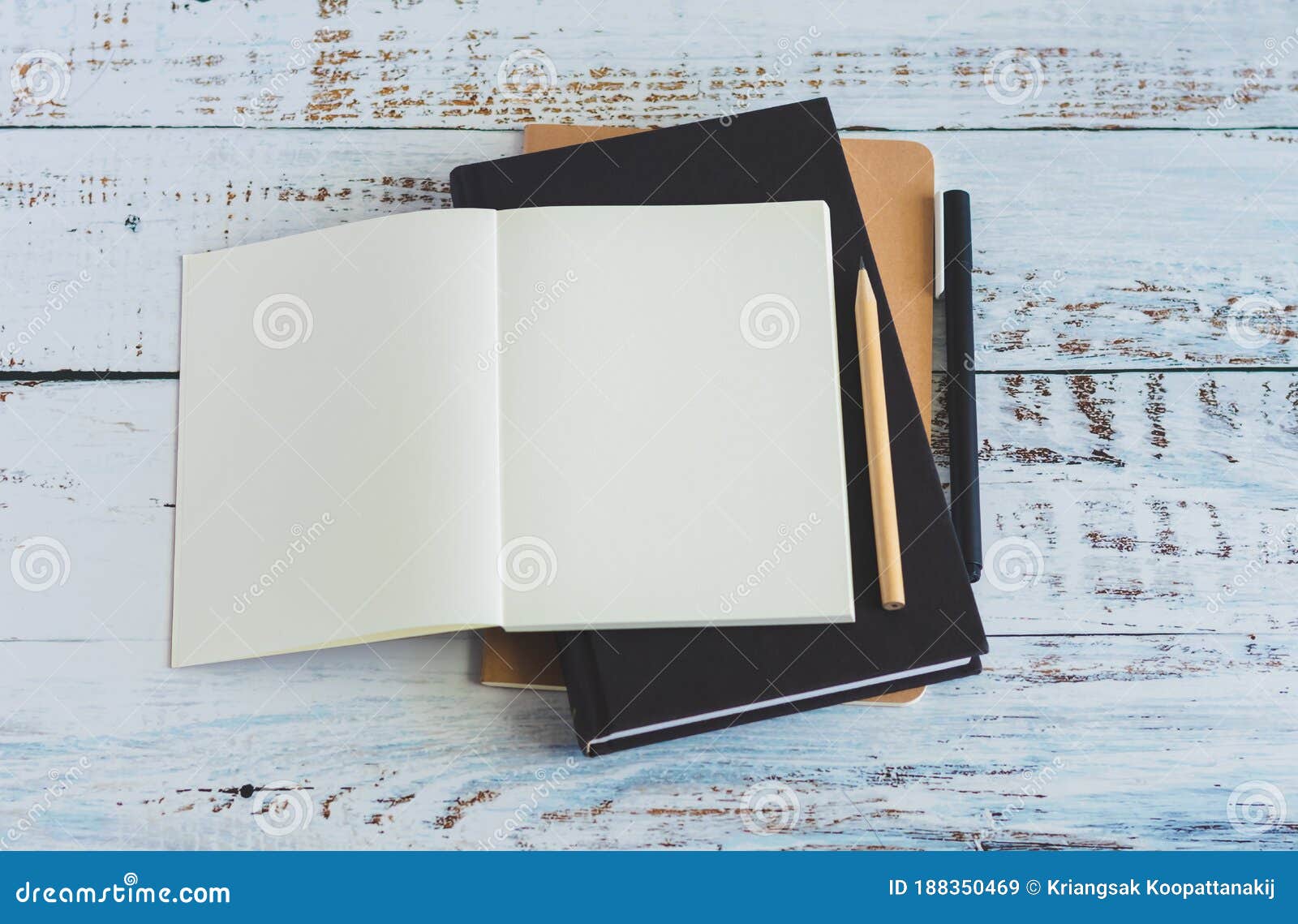 Blank Notebook or Plain Diary or Journal for Writing Text and Message Stock  Image - Image of creativity, paper: 188350469