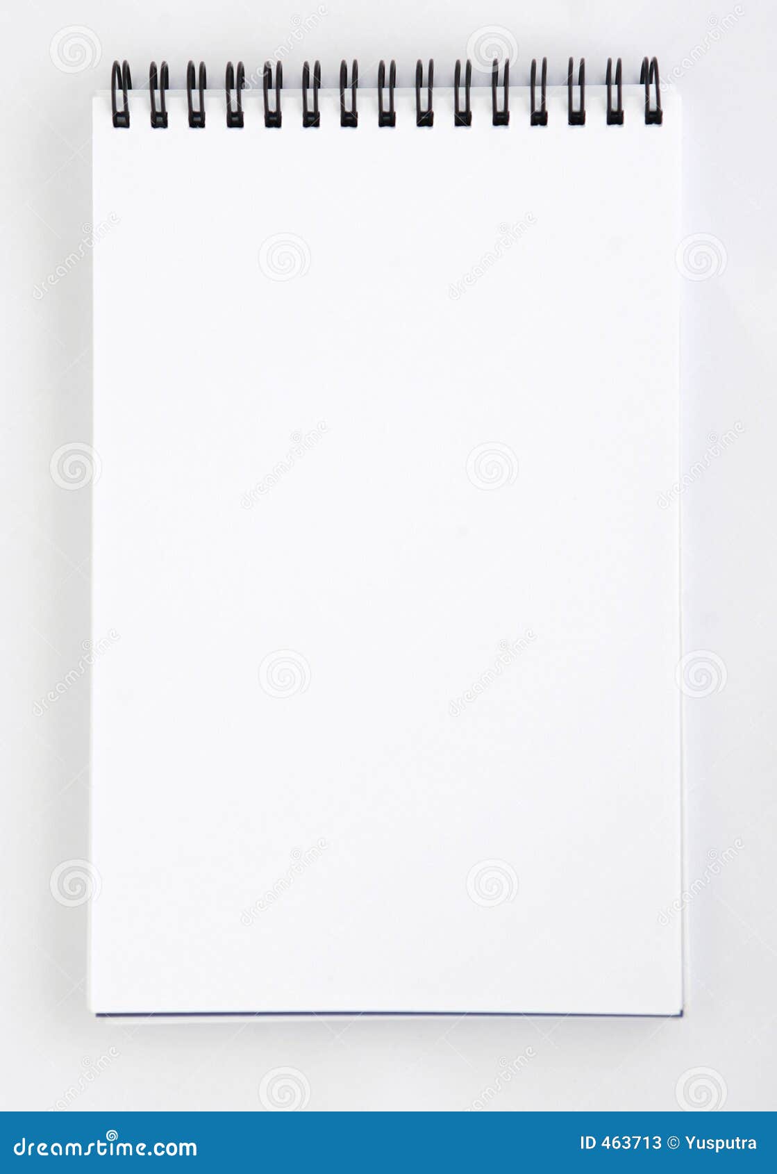 Blank notepad 2 stock image image of academic sheet office 463713