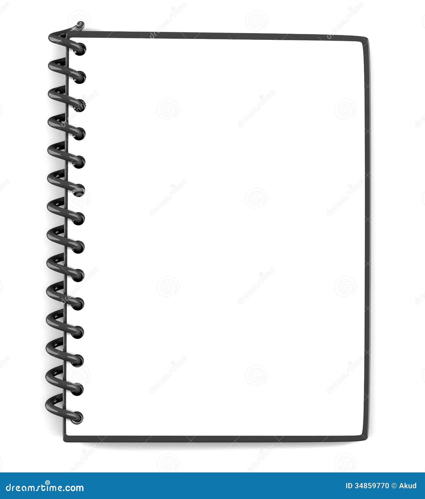Blank Notepad Stock Illustration Illustration Of Diary